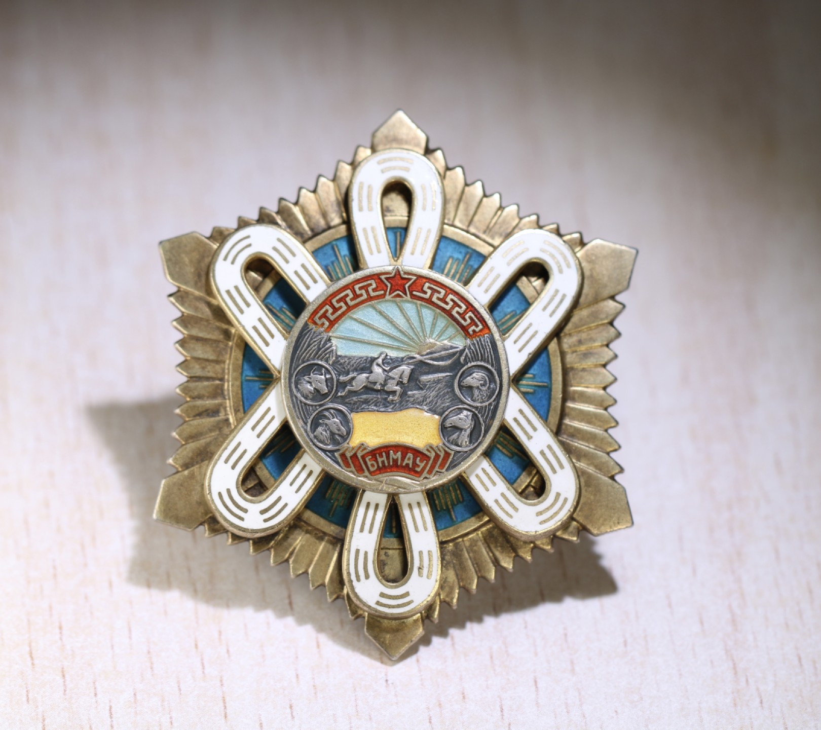 大猫徽章拍卖第200期 蒙古🇲🇳北极星勋章一对 好品