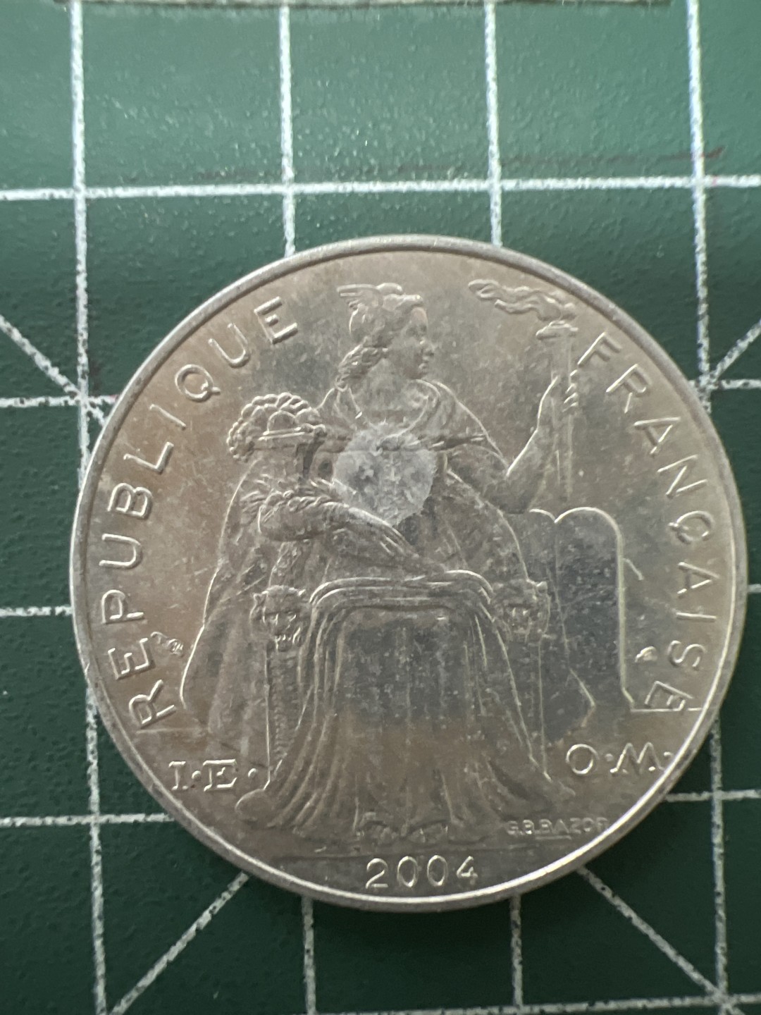 泡泡堂第六十四期  世界硬币专场（无押金，无佣金，捡漏，全场20包邮，偏远地区除外） 法属波利尼西亚五法郎