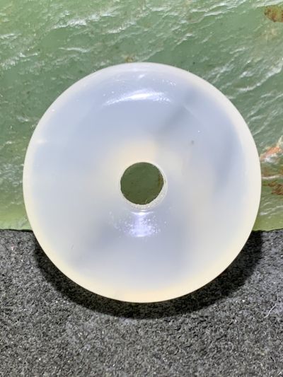 精美高玉化冰种海洋玉髓平安扣一个！ - 精美高玉化冰种海洋玉髓平安扣一个！