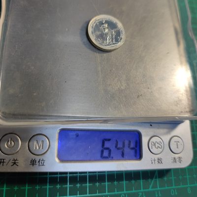 gush小明220825周四 法国玛丽安娜小银章适合做吊坠戒面