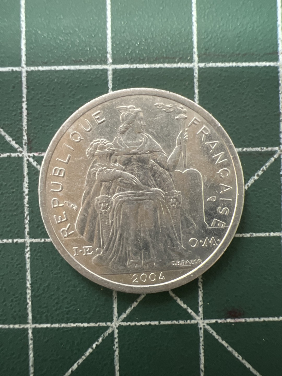 泡泡堂第六十四期  世界硬币专场（无押金，无佣金，捡漏，全场20包邮，偏远地区除外） 法属波利尼西亚一法郎