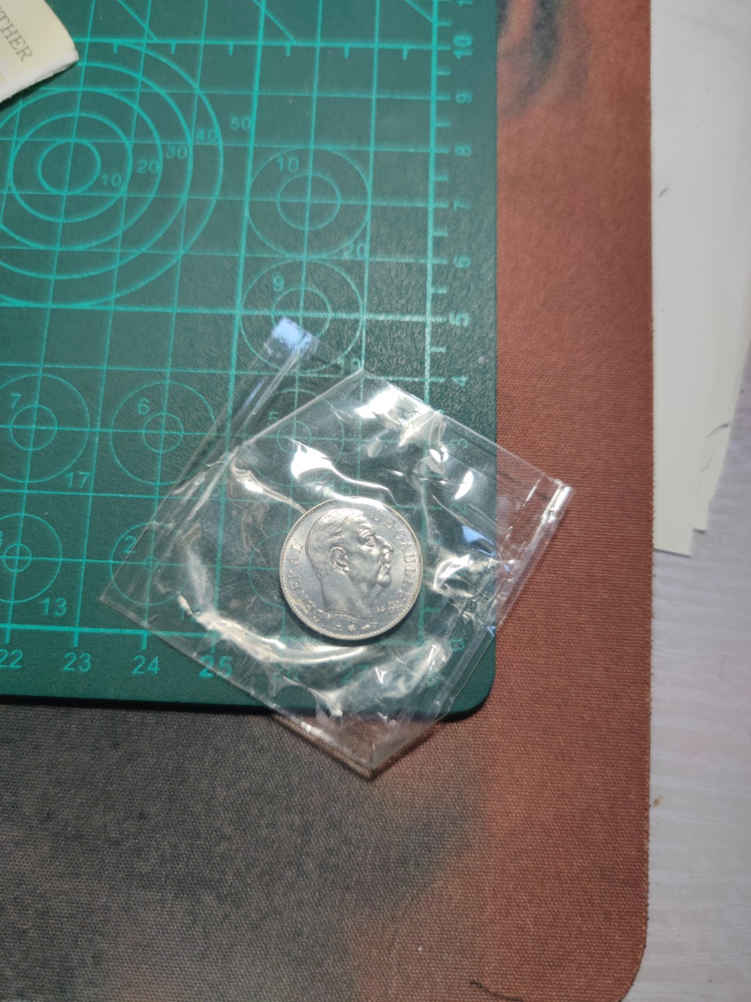 gush小明220825周四 原包装1980法国戴高乐纪念银章