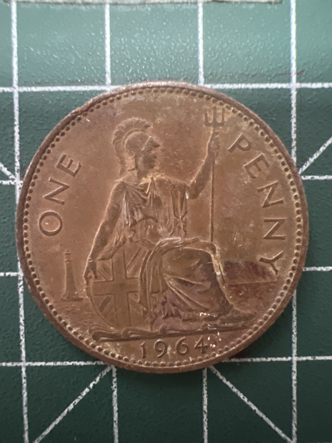 泡泡堂第八十五期  世界硬币纪念章邮票专场（无押金，无佣金，捡漏，全场20包邮，偏远地区除外） 英国1964年一便士