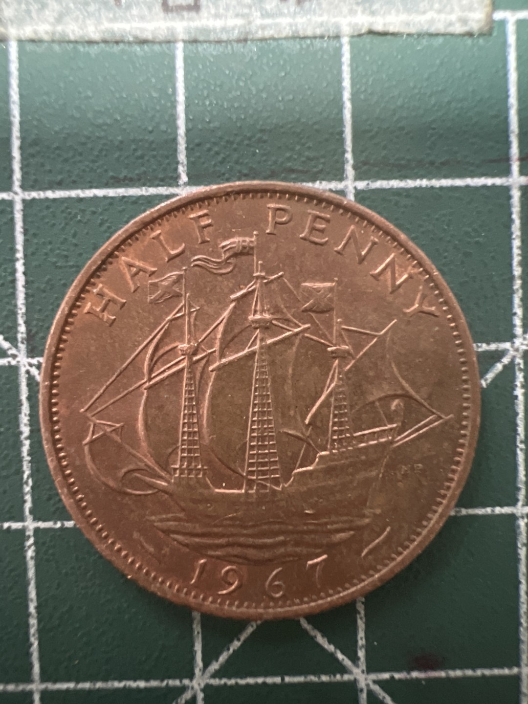 泡泡堂第六十四期  世界硬币专场（无押金，无佣金，捡漏，全场20包邮，偏远地区除外） 英国1967年半便士