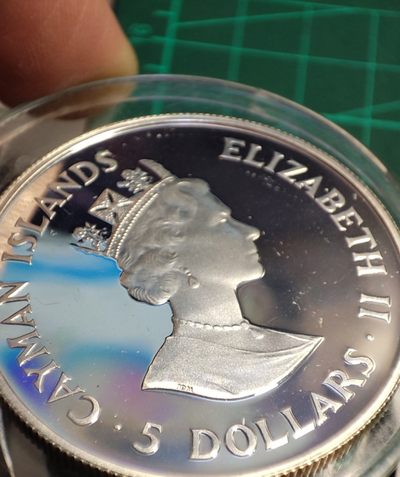 gush小明220825周四 WWF25周年开曼群岛银币