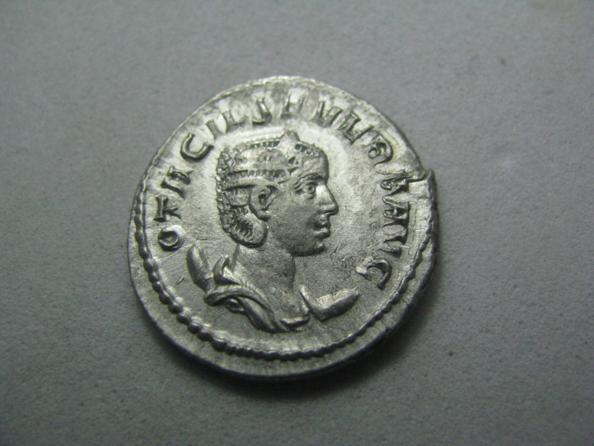 “王之爱好”~古罗马帝国钱币 皇后 塞维拉 （生卒年不详）