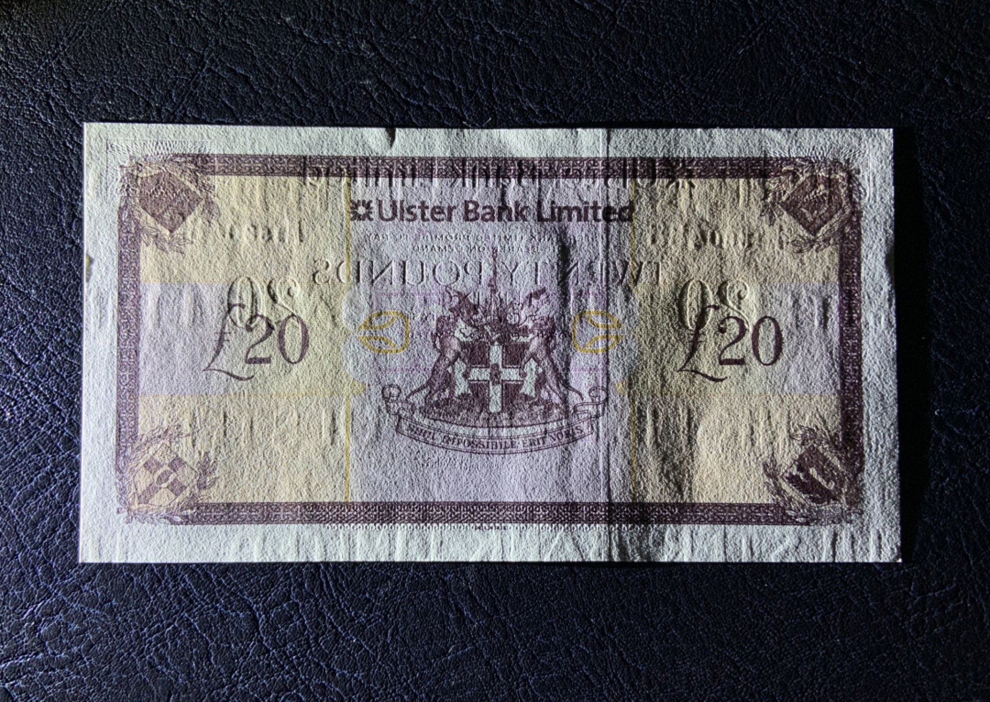 收藏联盟Quantum Auction 第187期拍卖 北爱尔兰优斯特银行2014年20镑 品相全新UNC 