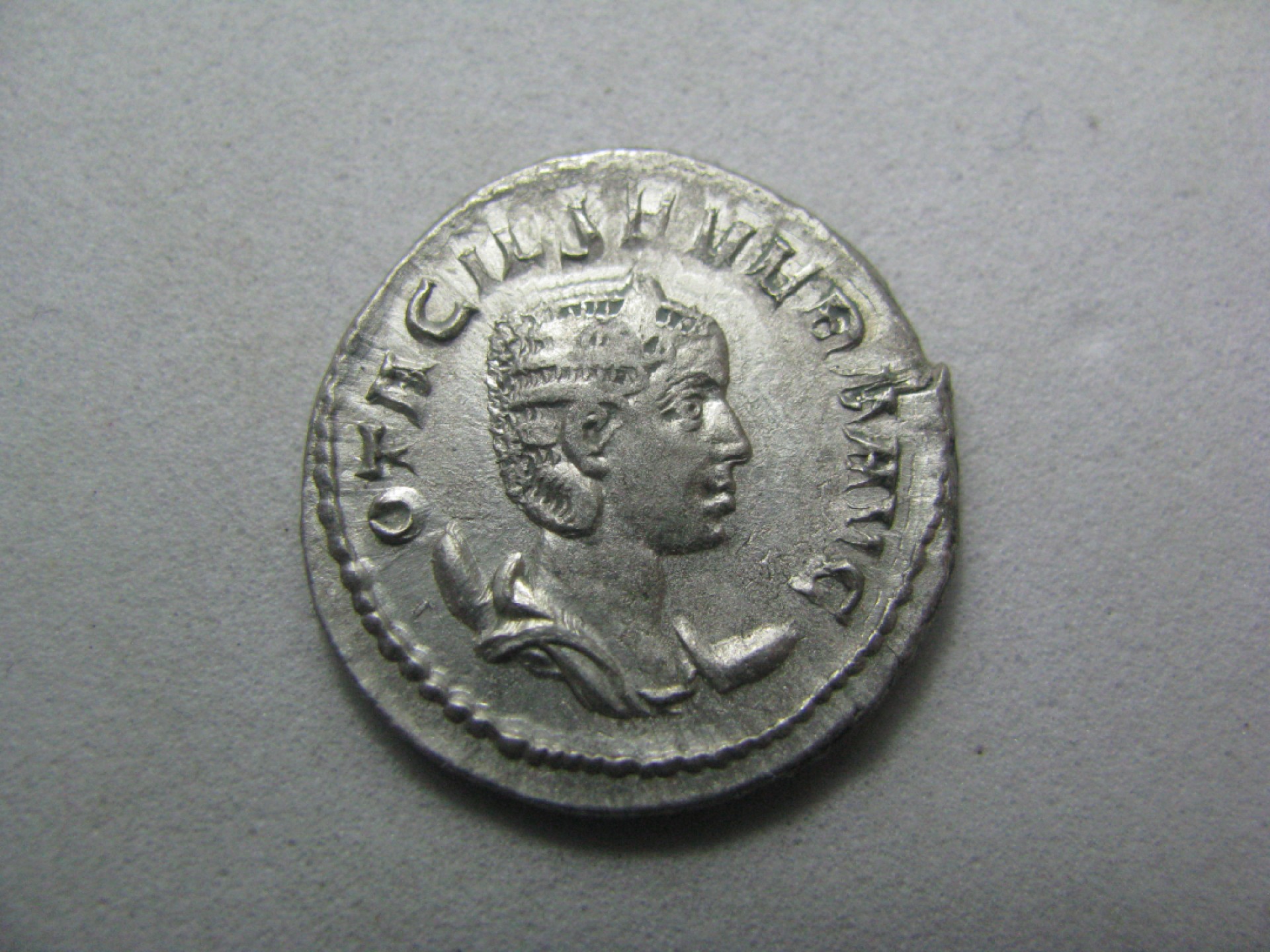 “王之爱好”~古罗马帝国钱币 皇后 塞维拉 （生卒年不详）