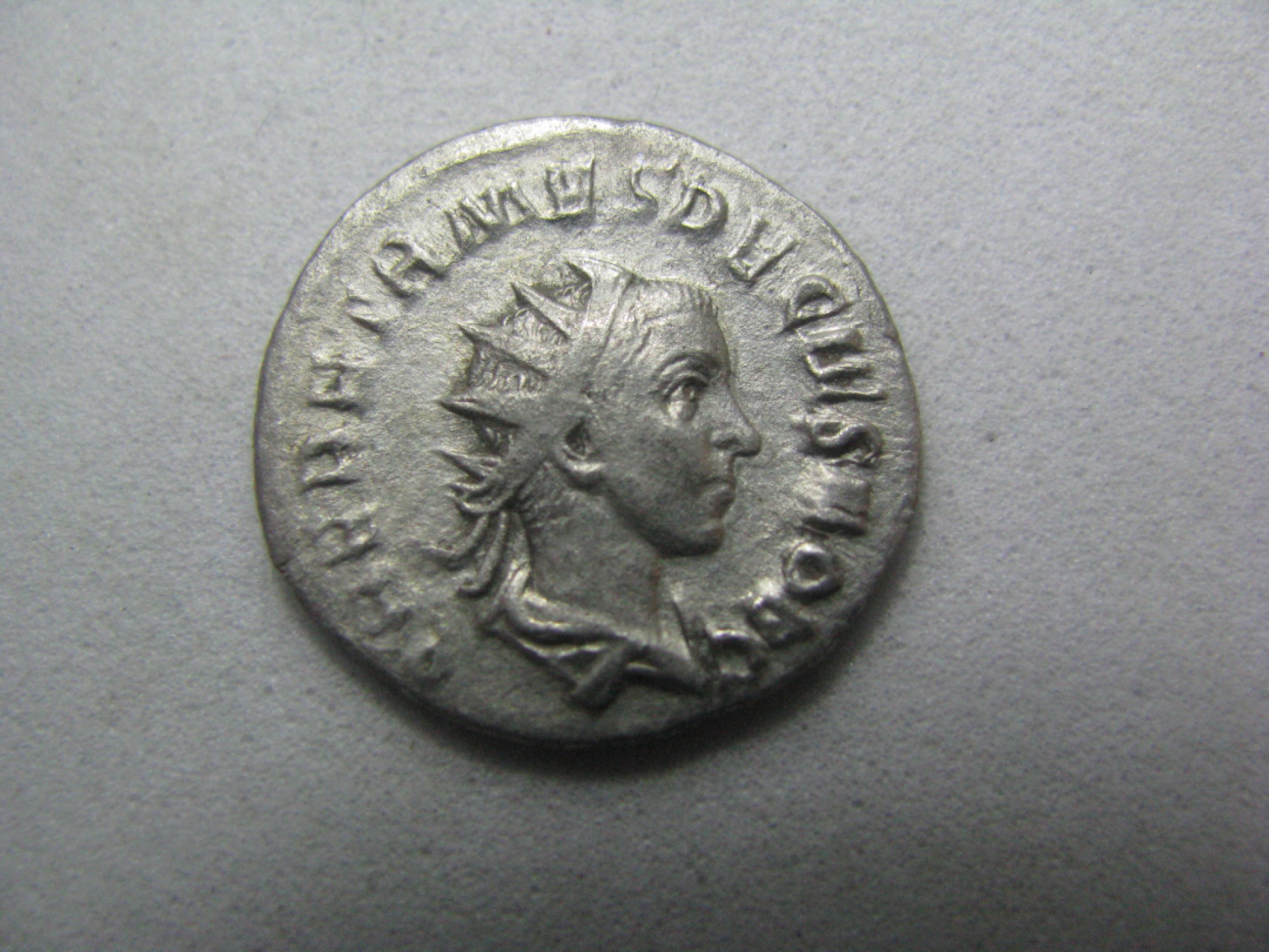 “王之爱好”~古罗马帝国钱币 赫伦尼乌斯 （AD 251）