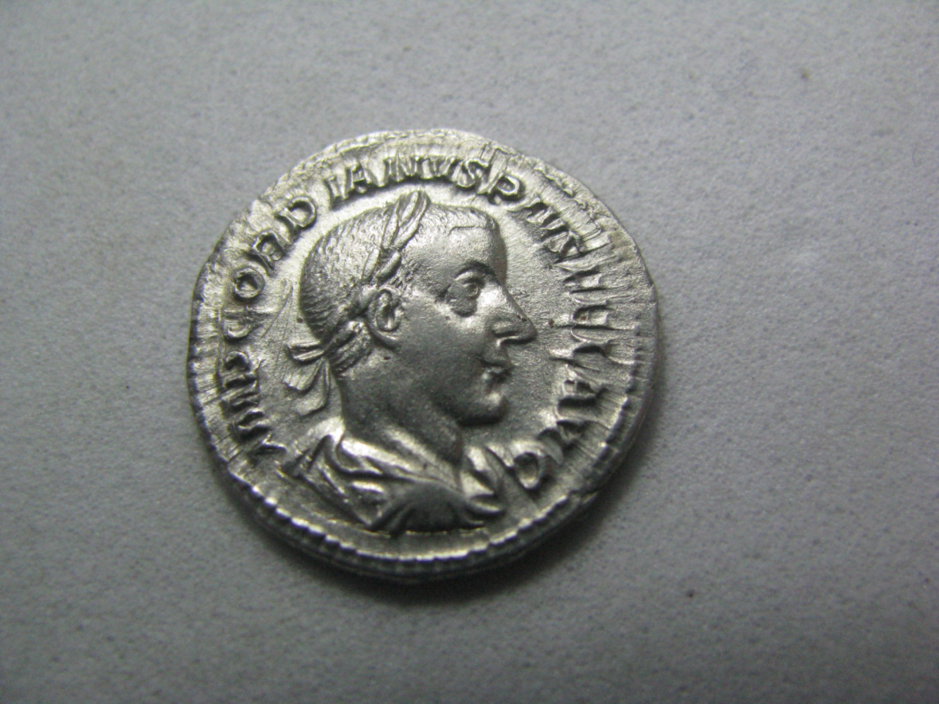 “王之爱好”~古罗马帝国钱币 戈尔迪安三世 桂冠 （AD 238-244）