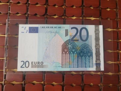 2002版三签20欧元纸币 X冠德国版 全新UNC - 2002版三签20欧元纸币 X冠德国版 全新UNC