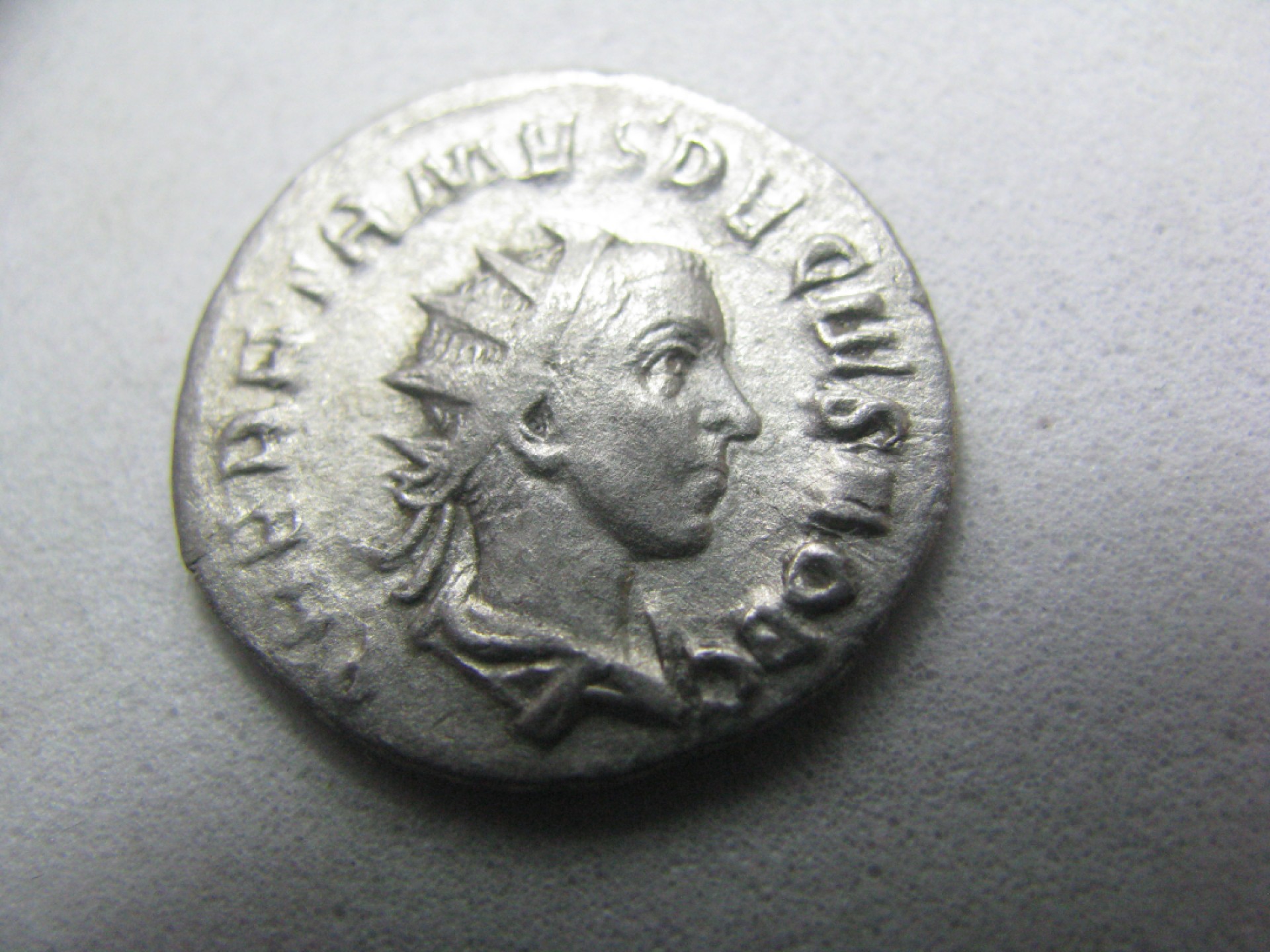 “王之爱好”~古罗马帝国钱币 赫伦尼乌斯 （AD 251）