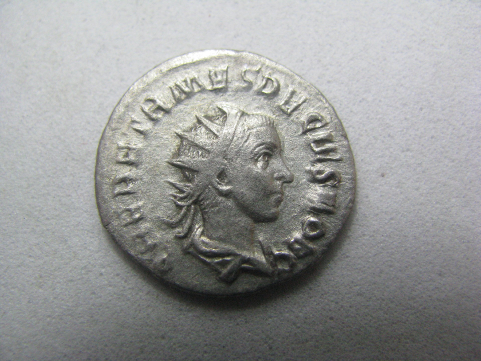 “王之爱好”~古罗马帝国钱币 赫伦尼乌斯 （AD 251）