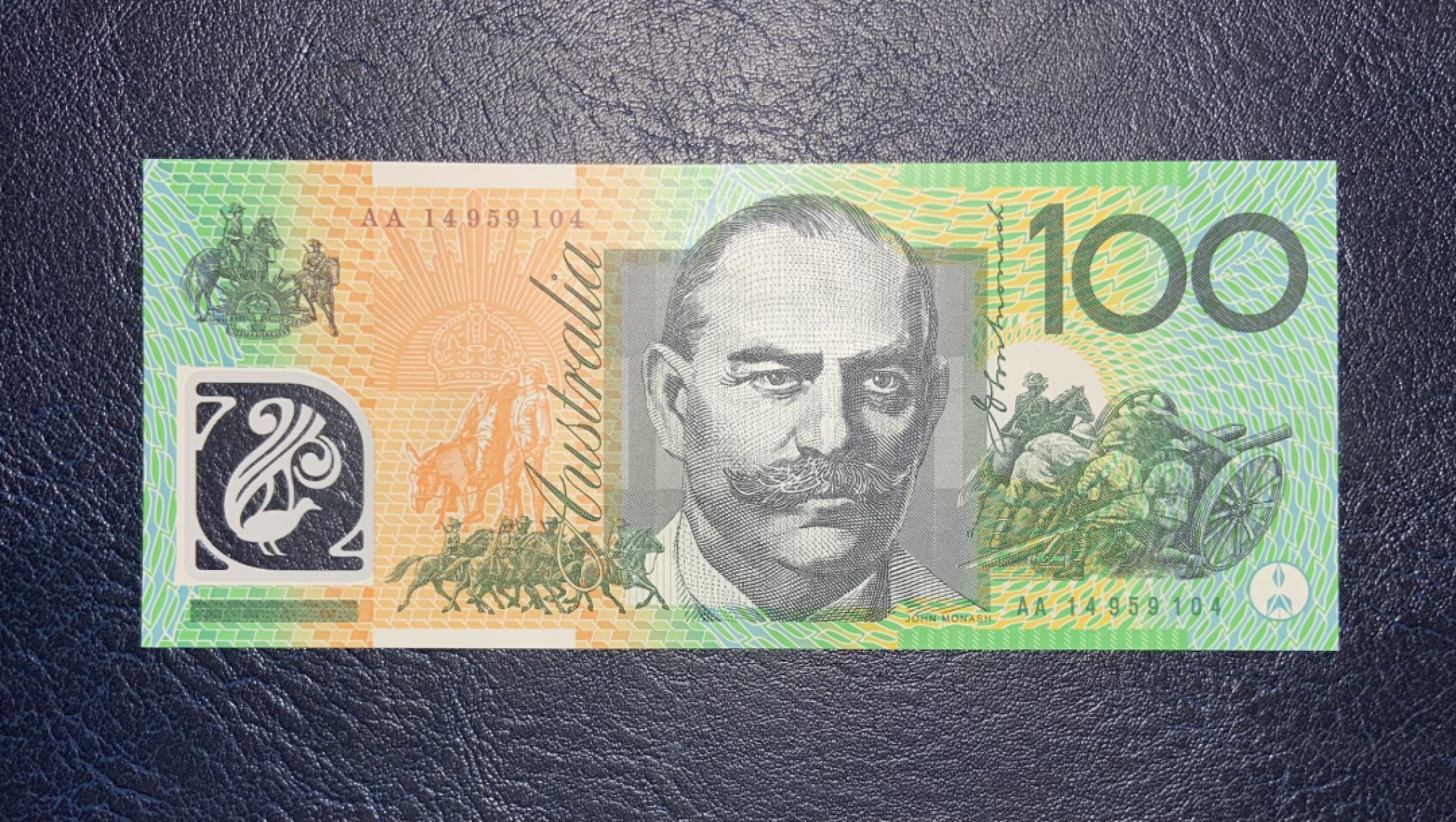 收藏联盟Quantum Auction 第187期拍卖 澳大利亚2013年100元 品相全新UNC AA首发冠 塑料币 女高音歌唱家奈丽.梅尔巴