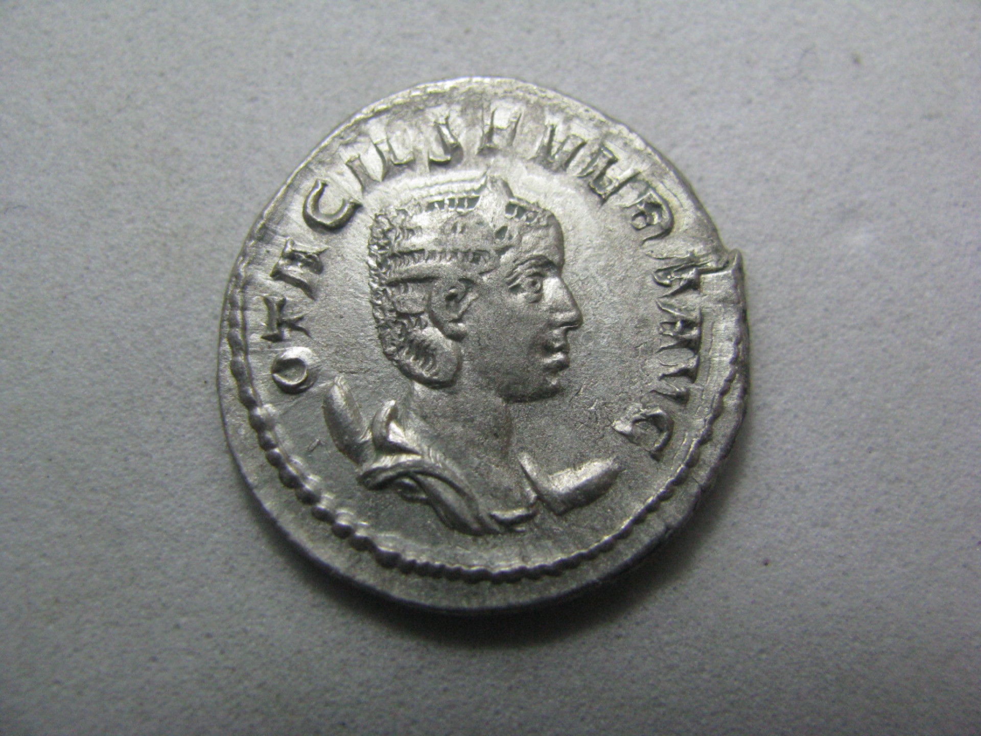 “王之爱好”~古罗马帝国钱币 皇后 塞维拉 （生卒年不详）