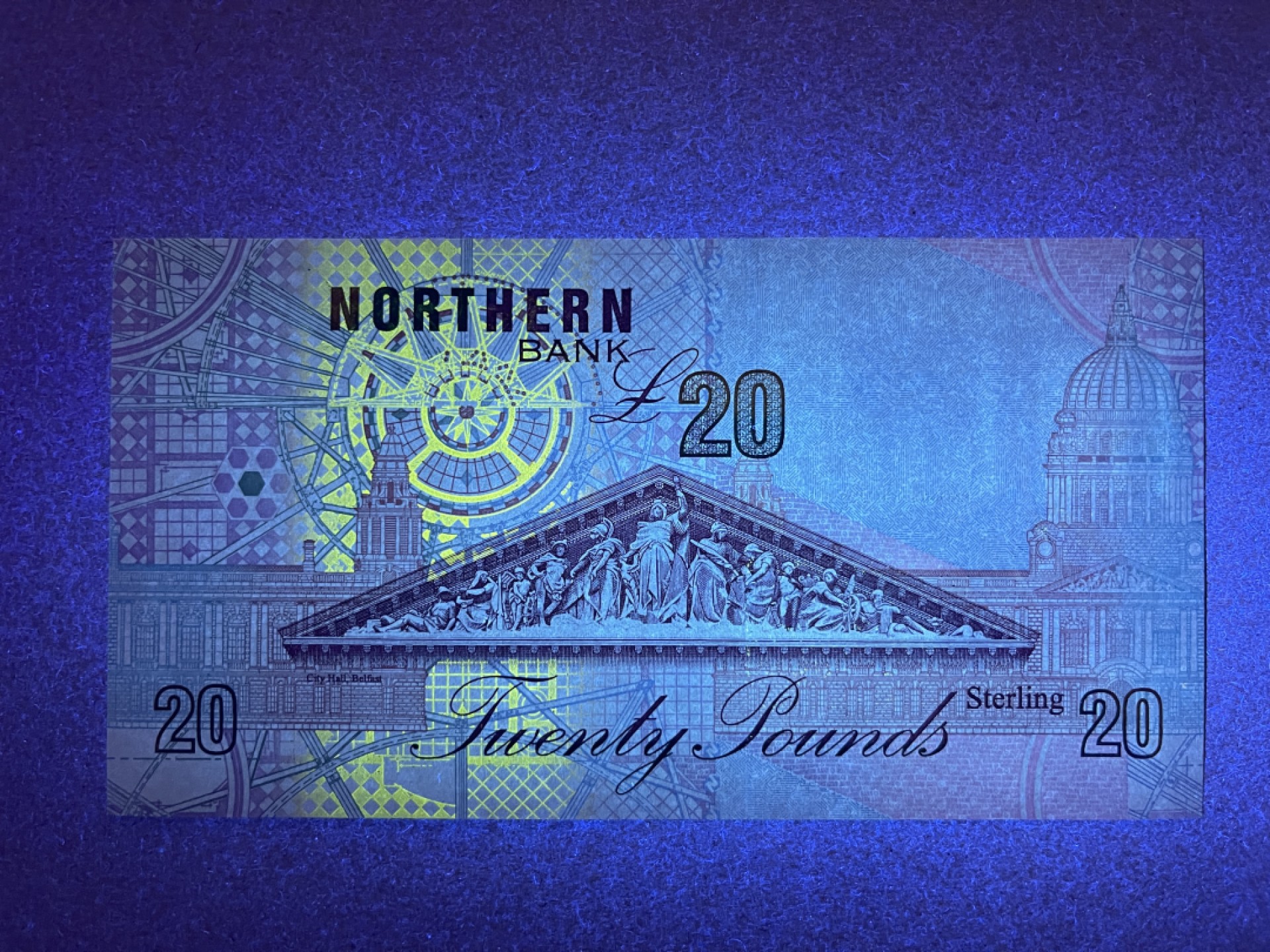 《张总收藏》70期——外币精品 北爱尔兰20镑 UNC 1999年版 北方银行