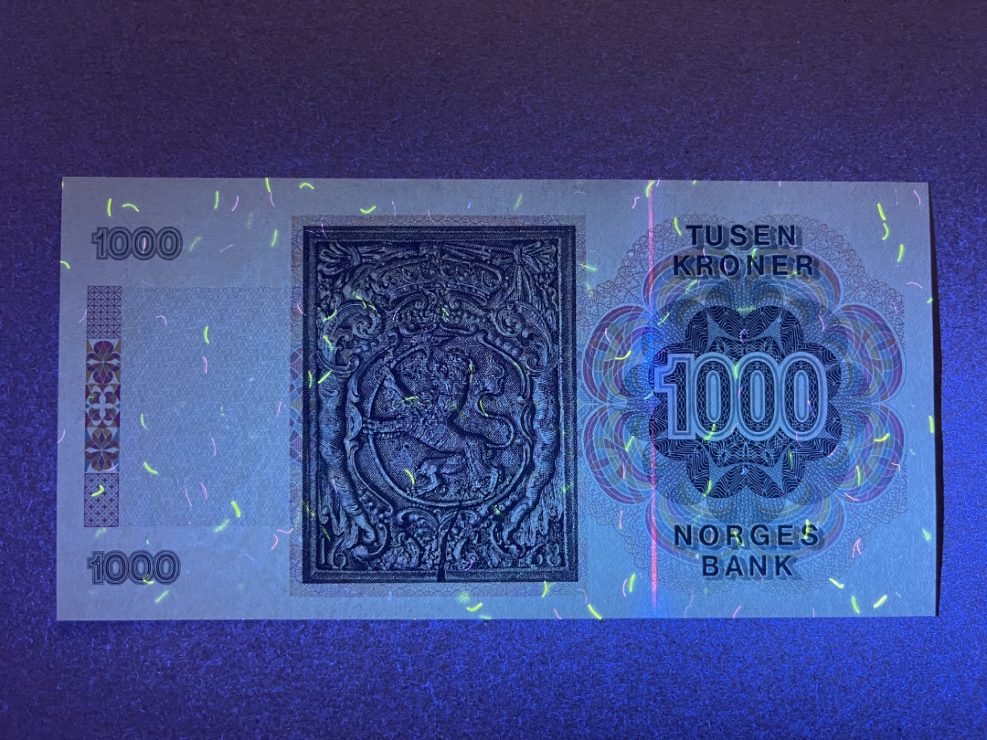 《张总收藏》70期——外币精品 挪威1000克朗 UNC 1989年首发 原票绝品 适合评级 挪威民族主义政治领袖发尔森 