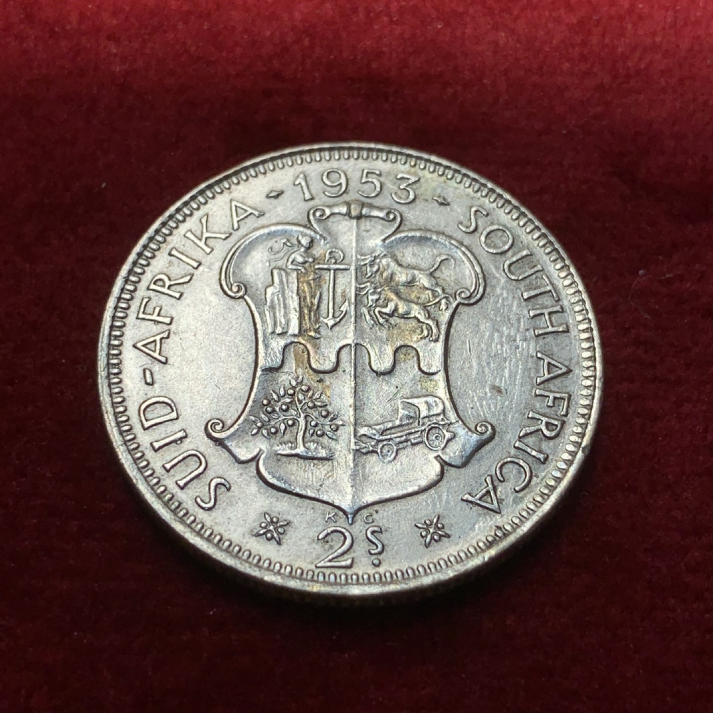 《竞宝斋》第89场-本周日，周一，周四，3场连拍（全场不限金额包邮） 1953年伊丽莎白二世2先令 银币