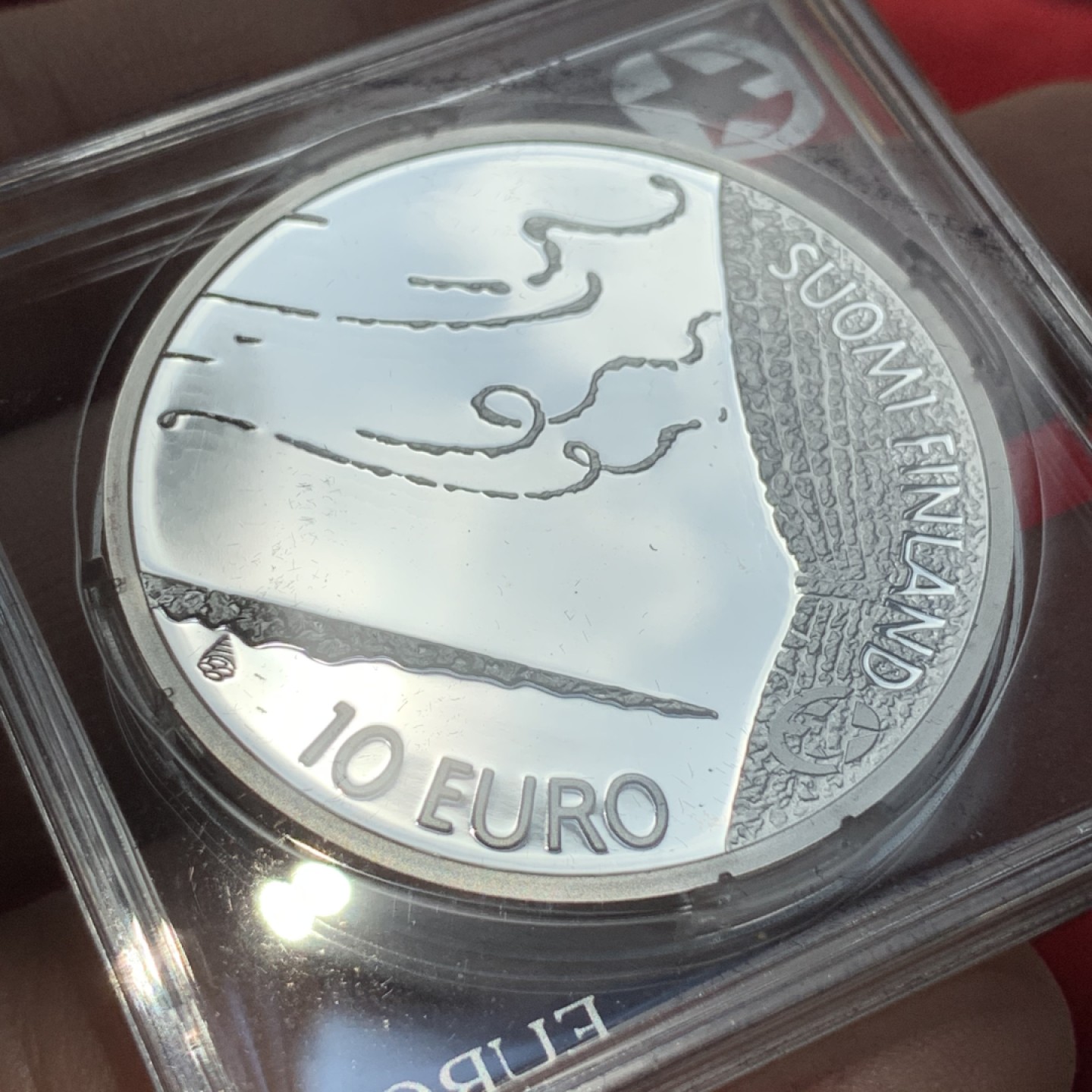 《竞宝斋》第89场-本周日，周一，周四，3场连拍（全场不限金额包邮） 芬兰 2009年 弗雷德里克·帕修斯 10欧元 精制大银币 25.5克 925银