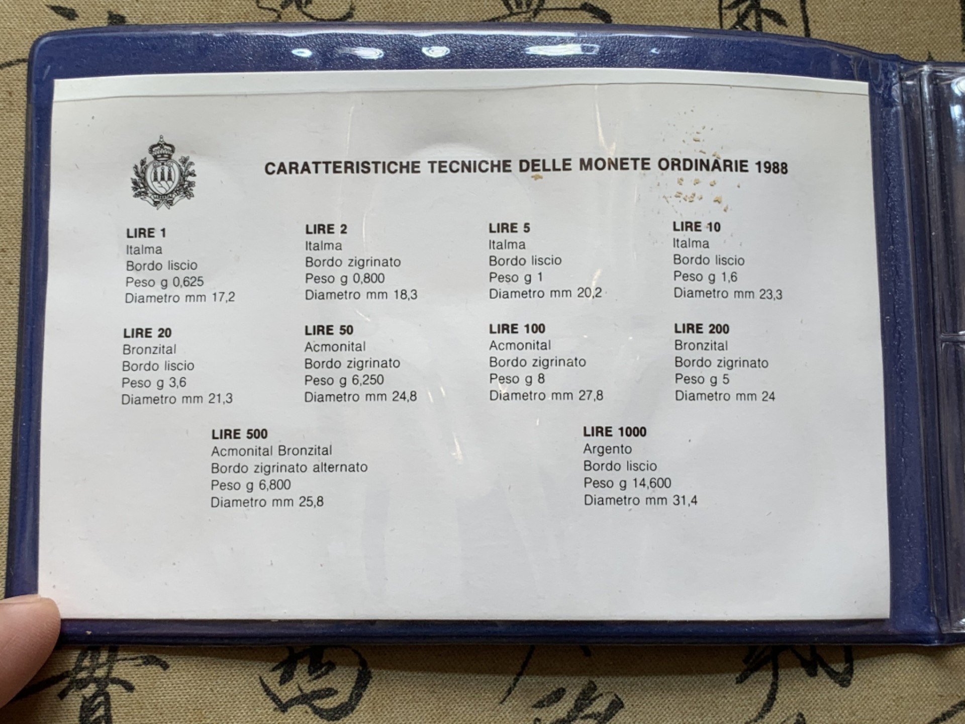 《竞宝斋》第89场-本周日，周一，周四，3场连拍（全场不限金额包邮） 圣马力诺1988年 哨塔系列 十枚套 其中最大枚1000里拉是银币