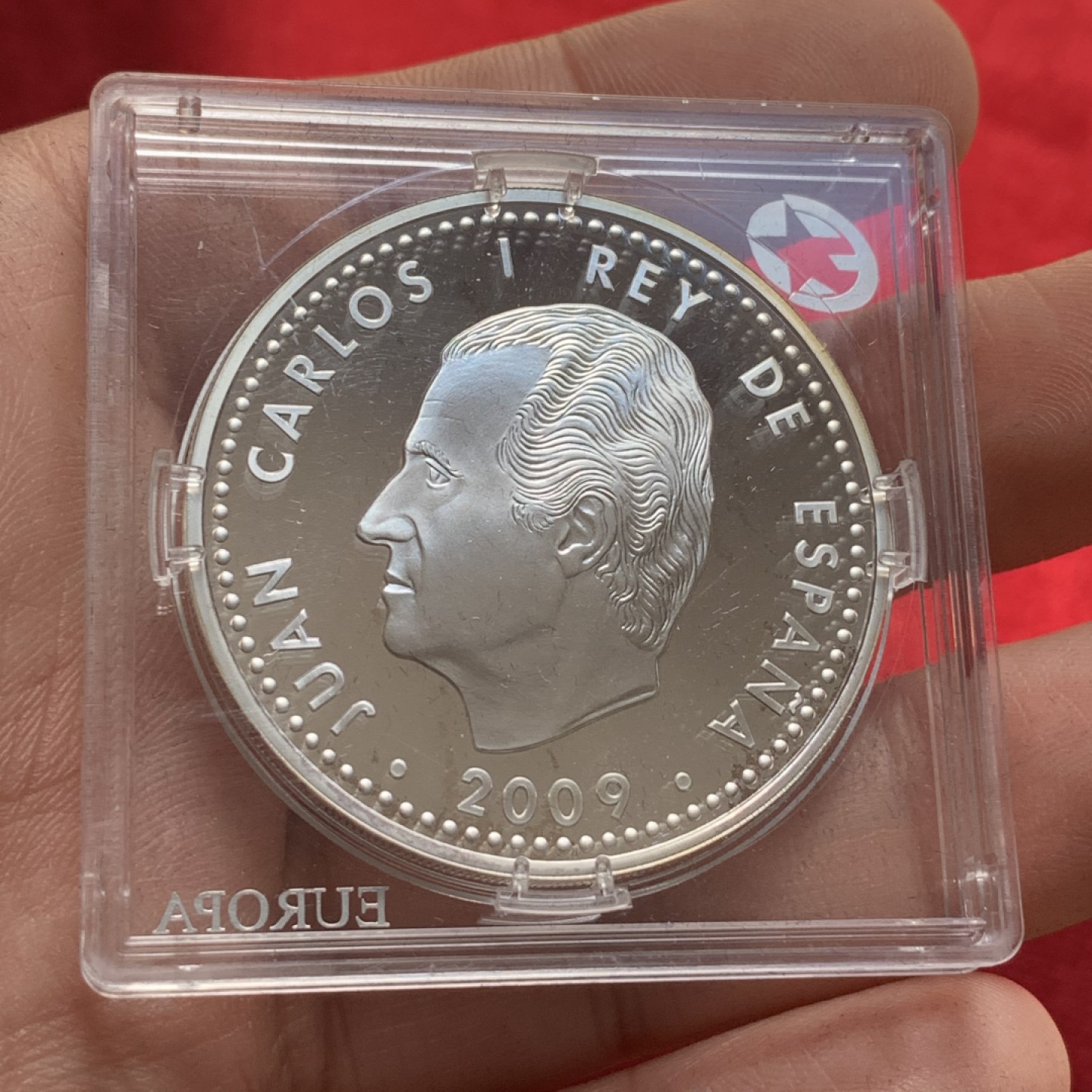 《竞宝斋》第89场-本周日，周一，周四，3场连拍（全场不限金额包邮） 西班牙 2009年 欧洲历史人物费利佩二世 10欧元 大银币 27克 925银