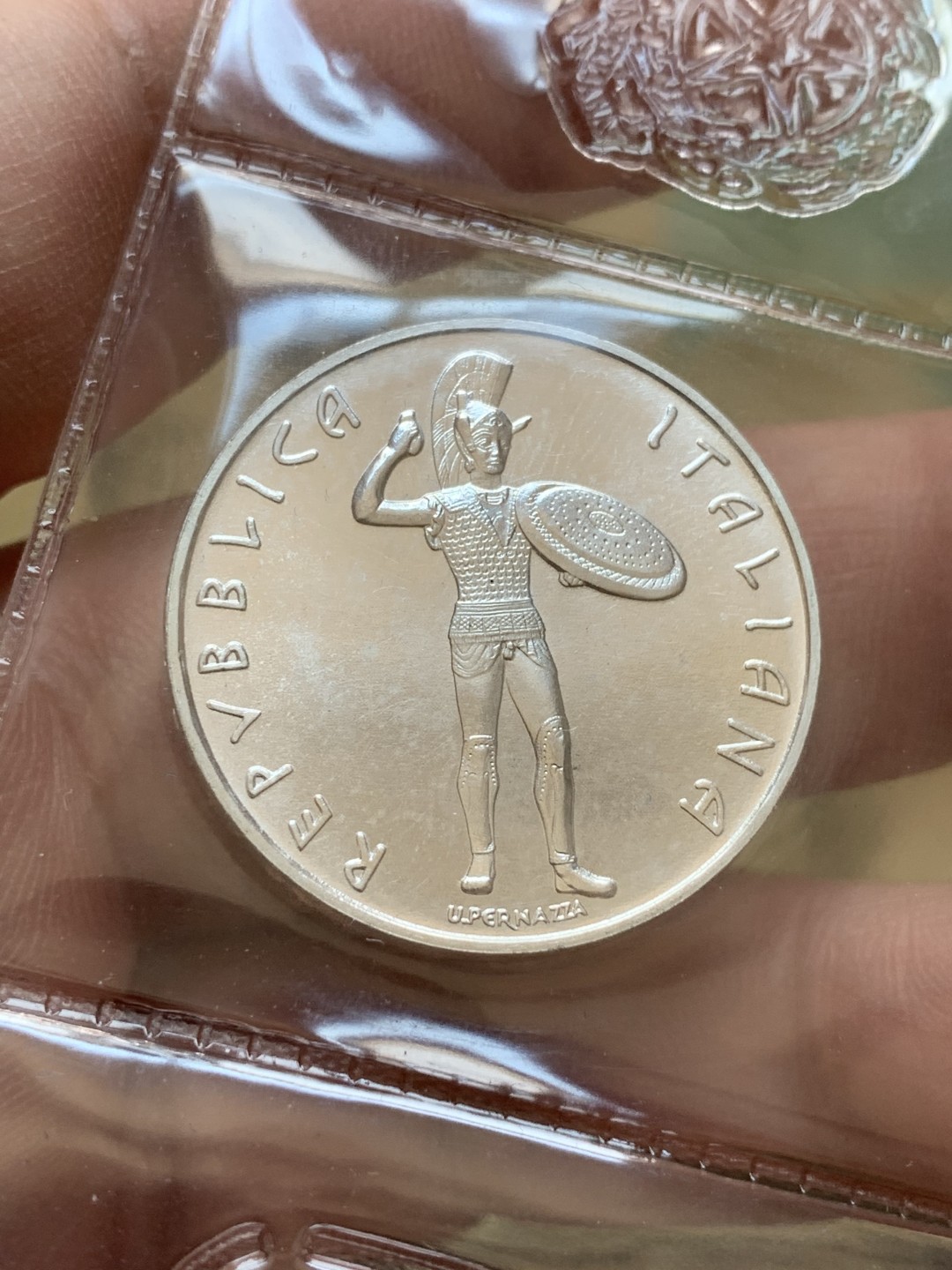 《竞宝斋》第89场-本周日，周一，周四，3场连拍（全场不限金额包邮） 原盒证书 意大利1985年 伊特鲁里亚文化年 500里拉银币 少见品种