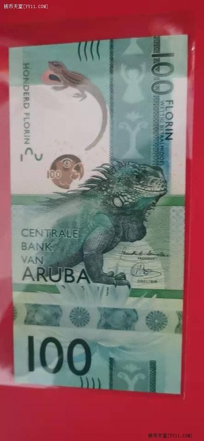 阿鲁巴2019年100弗罗林 A冠 首冠 美洲纸币 实物图 UNC - 阿鲁巴2019年100弗罗林 A冠 首冠 美洲纸币 实物图 UNC