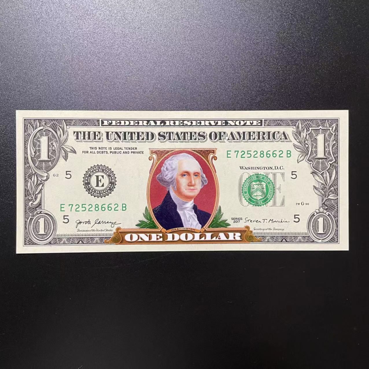 《外钞收藏家》第一百九十七期 2017年1美元 加印彩色 全新UNC