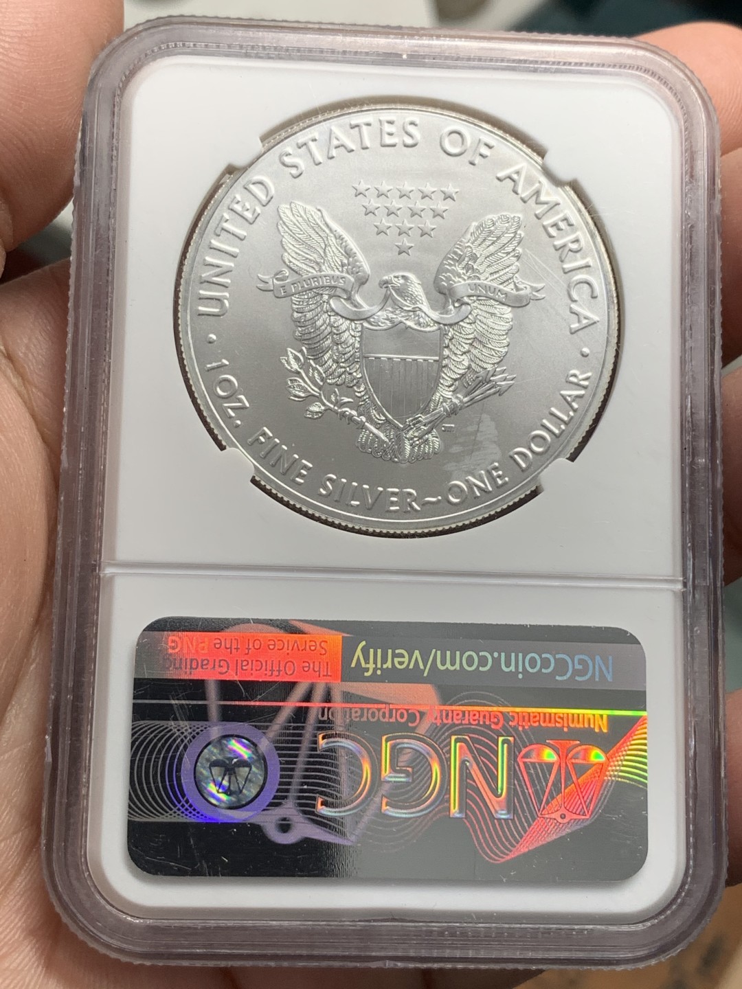 《竞宝斋》第89场-本周日，周一，周四，3场连拍（全场不限金额包邮） NGC-MS69  美国 2018年 自由女神 1美元银币 