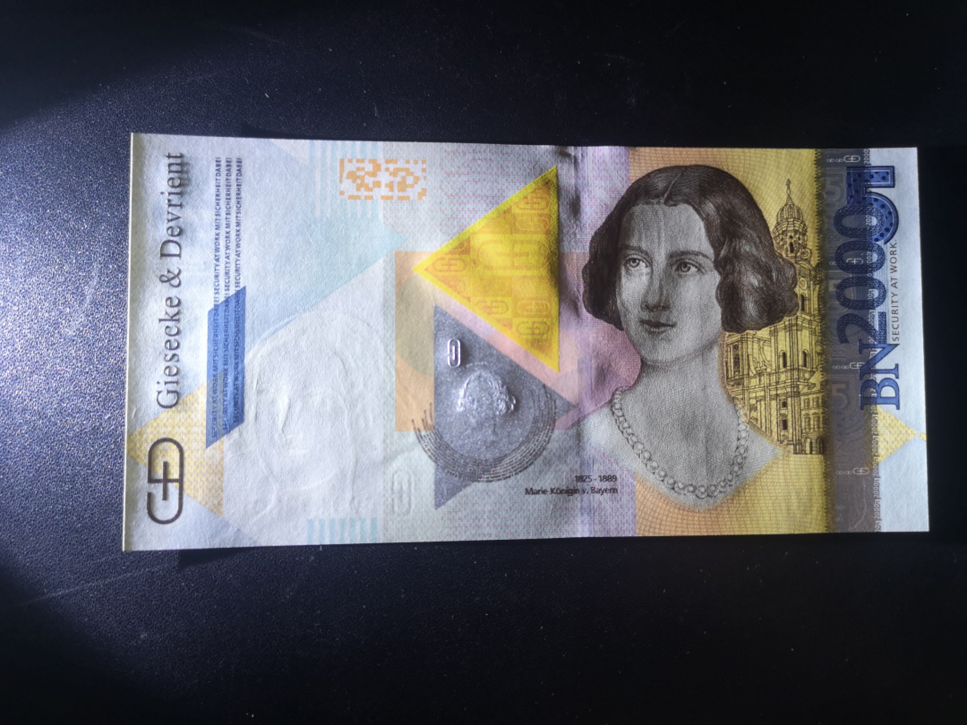 《外钞收藏家》第一百九十七期 2000年德国（捷德印钞）千禧纪念钞 测试钞 全新UNC 无47