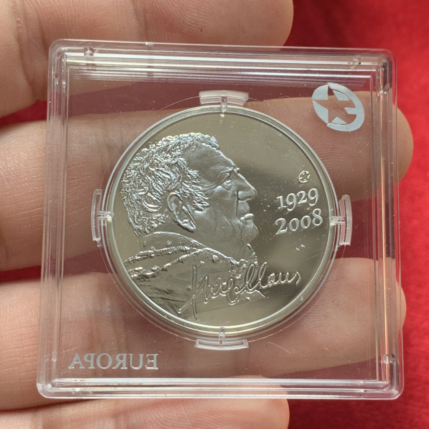 《竞宝斋》第89场-本周日，周一，周四，3场连拍（全场不限金额包邮） 比利时 2013年 雨果克劳斯纪念 10欧元 大银币 18.75克 925银