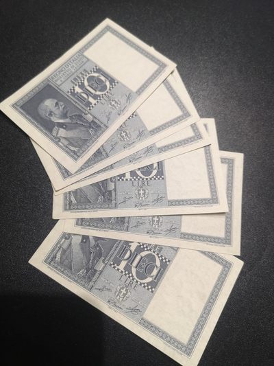 《外钞收藏家》第一百九十七期 - 1944年意大利10里拉 6张 近全新