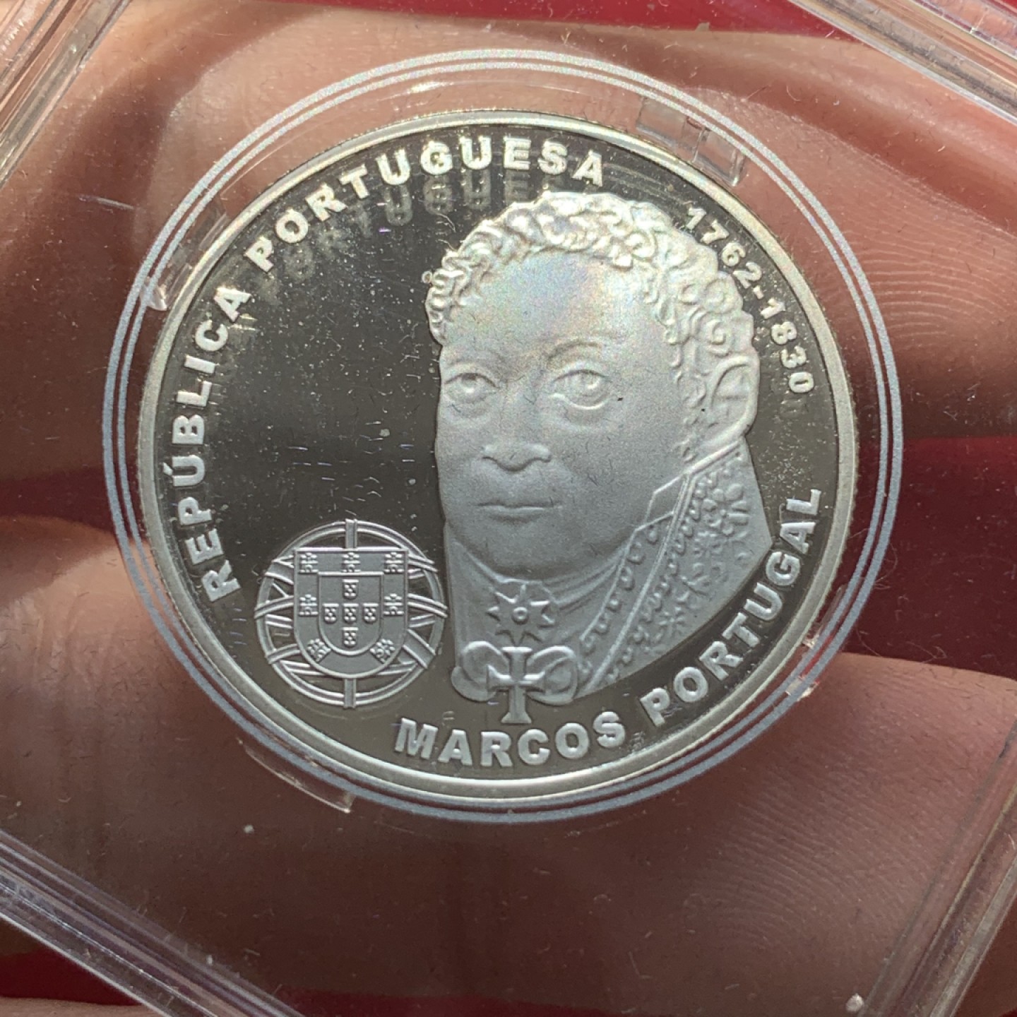 《竞宝斋》第89场-本周日，周一，周四，3场连拍（全场不限金额包邮） 葡萄牙 2014年 作曲家马克思 2.5欧元 精制银币 发行量3181枚 12克 925银