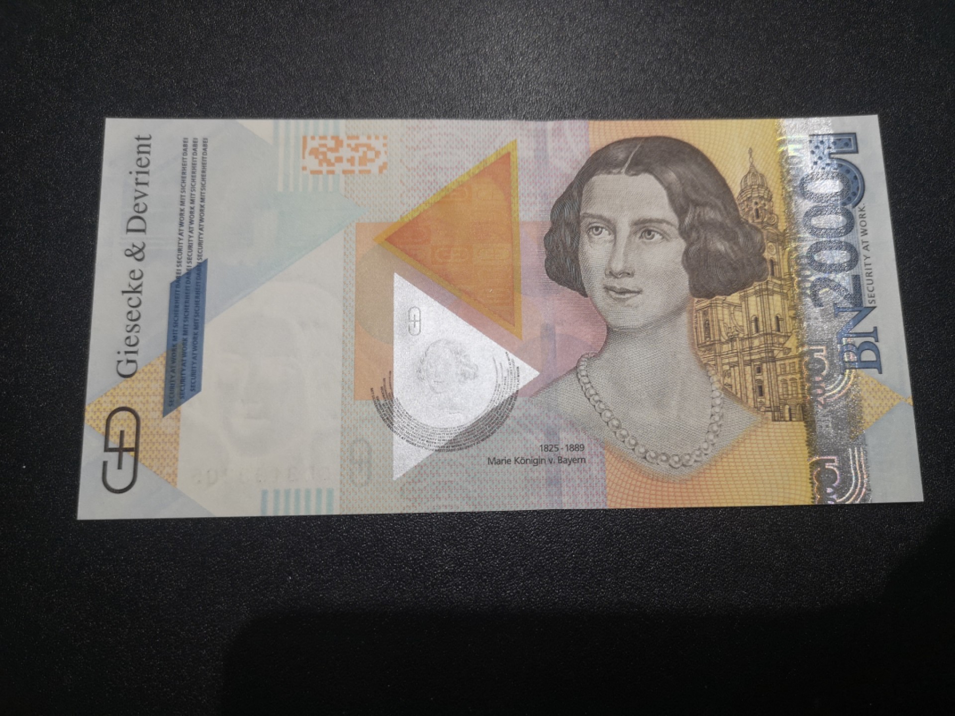 《外钞收藏家》第一百九十七期 2000年德国（捷德印钞）千禧纪念钞 测试钞 全新UNC 无47