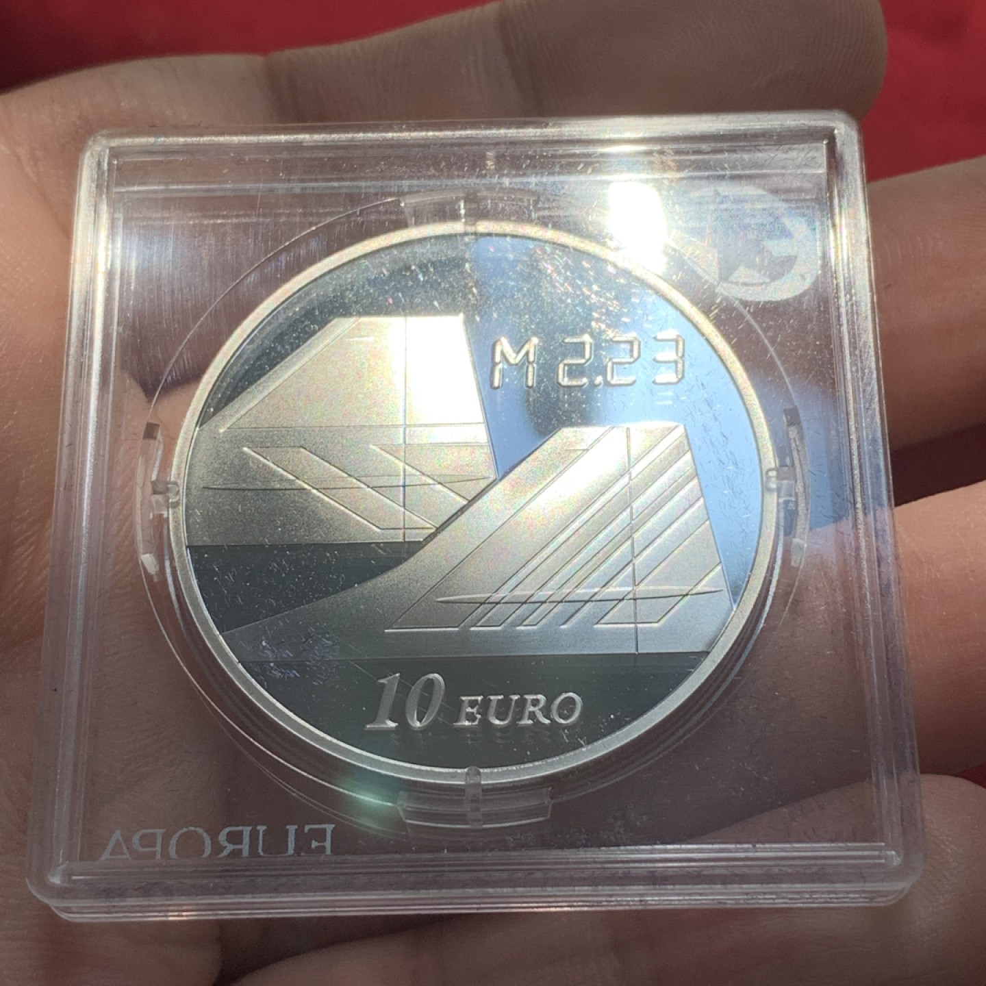 《竞宝斋》第89场-本周日，周一，周四，3场连拍（全场不限金额包邮）  法国 2009年 飞机纪念 10欧元 大银币 22.2克 900银