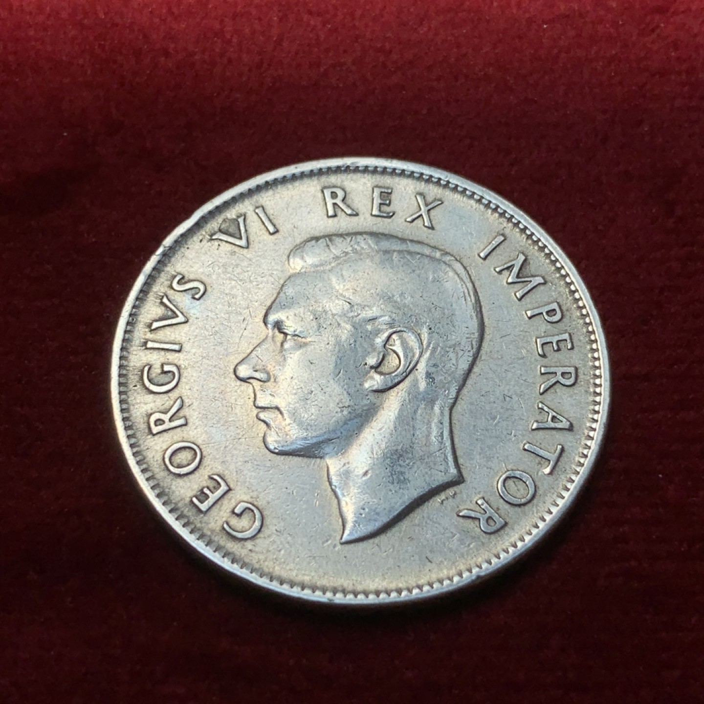 《竞宝斋》第89场-本周日，周一，周四，3场连拍（全场不限金额包邮） 1942年乔六 2.5 先令  银币