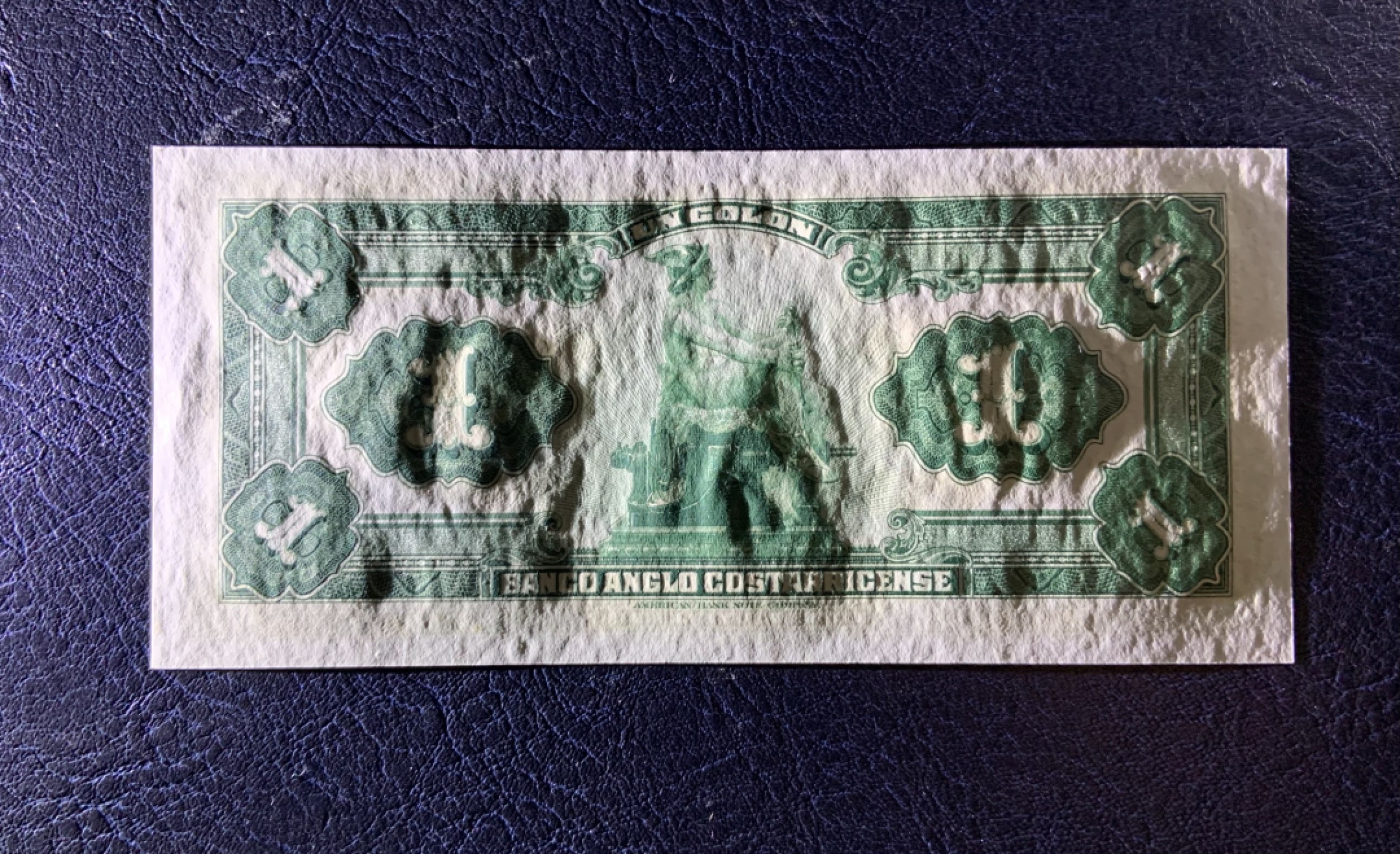 收藏联盟Quantum Auction 第187期拍卖 哥斯达黎加1917年1克朗 品相全新UNC 美钞印刷