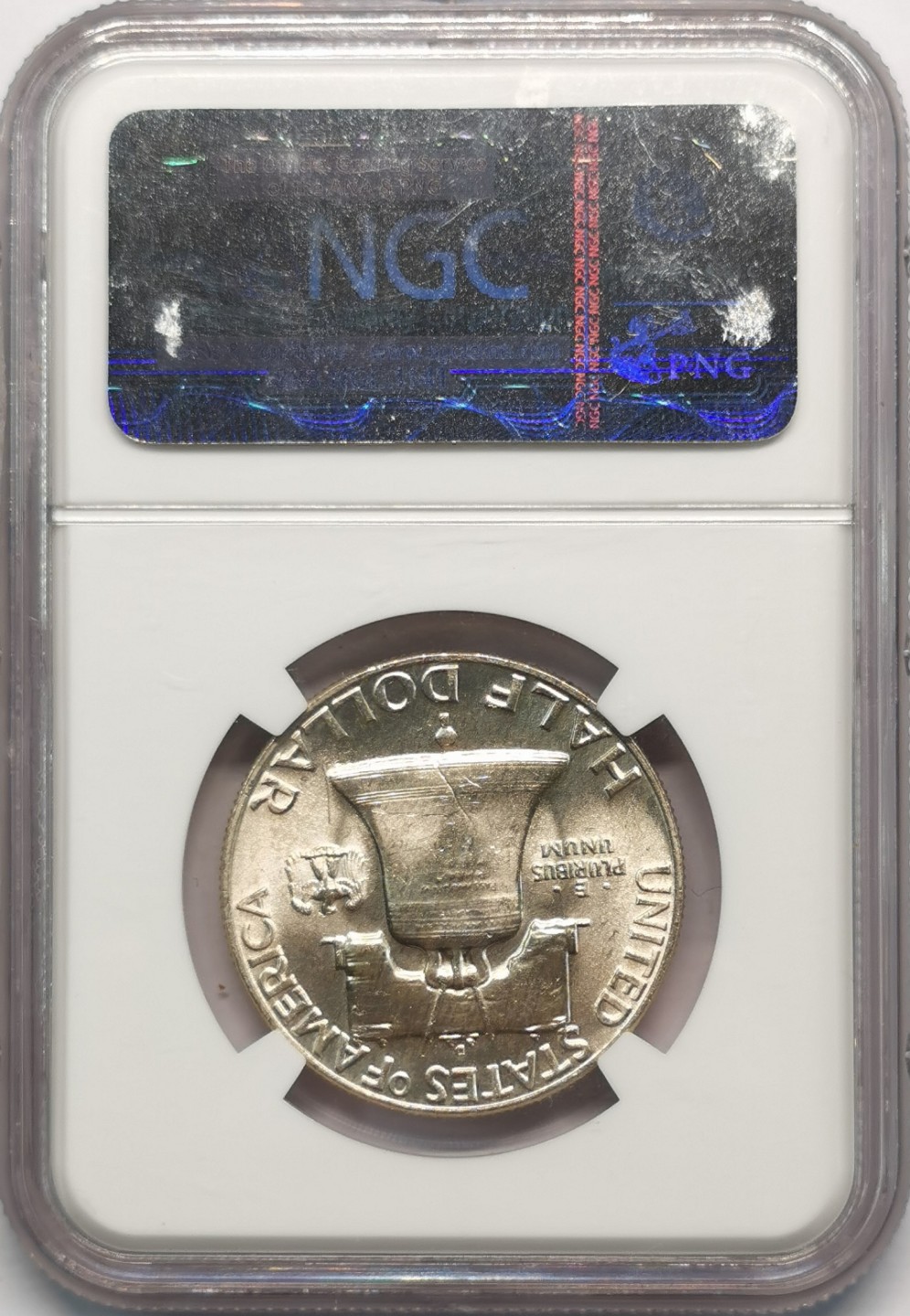 凡希社世界钱币微拍第二百零九期 1953D美国富兰克林50C银币NGC-MS64