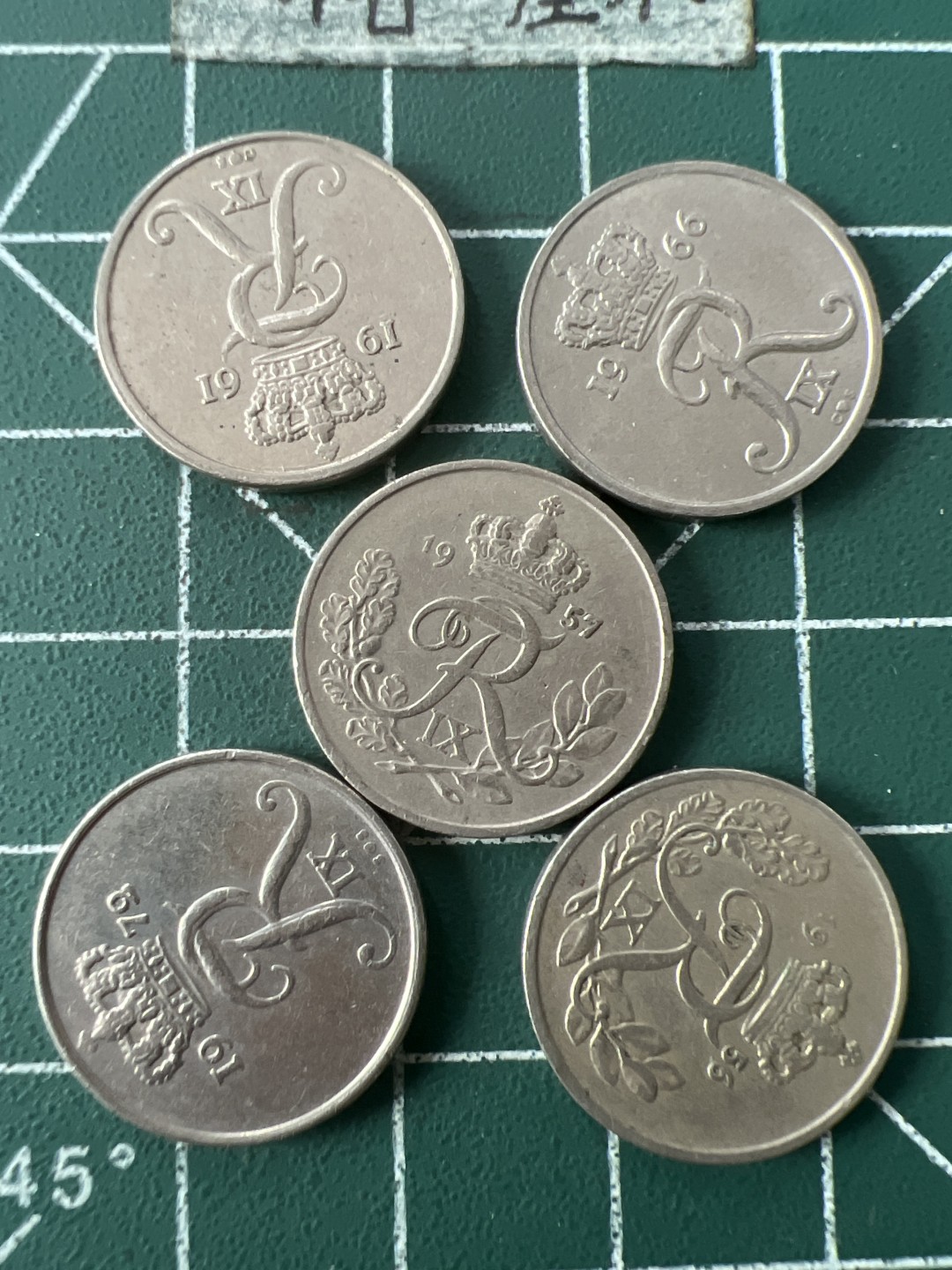 泡泡堂第八十七期  世界硬币纪念章邮票专场（无押金，无佣金，捡漏，全场20包邮，偏远地区除外） 丹麦10欧尔五个