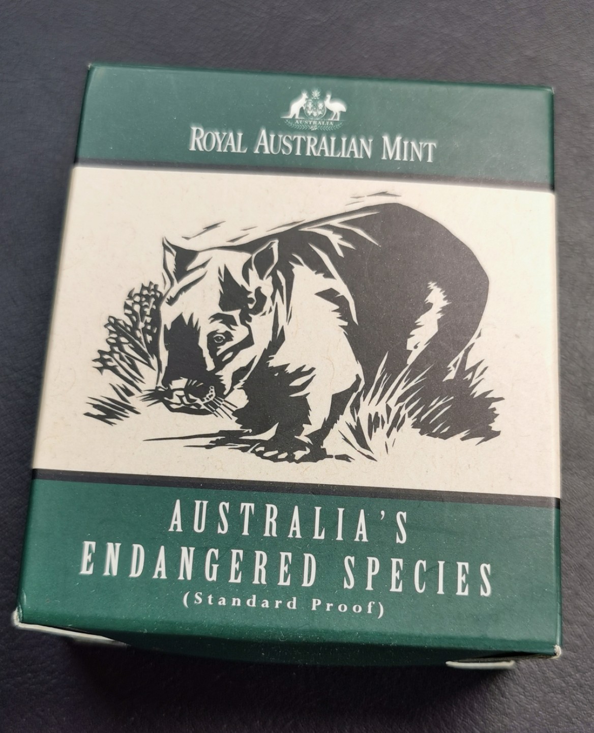 凡希社世界钱币微拍第二百零九期 1998澳洲濒危动物10元精铸银币原厂盒证