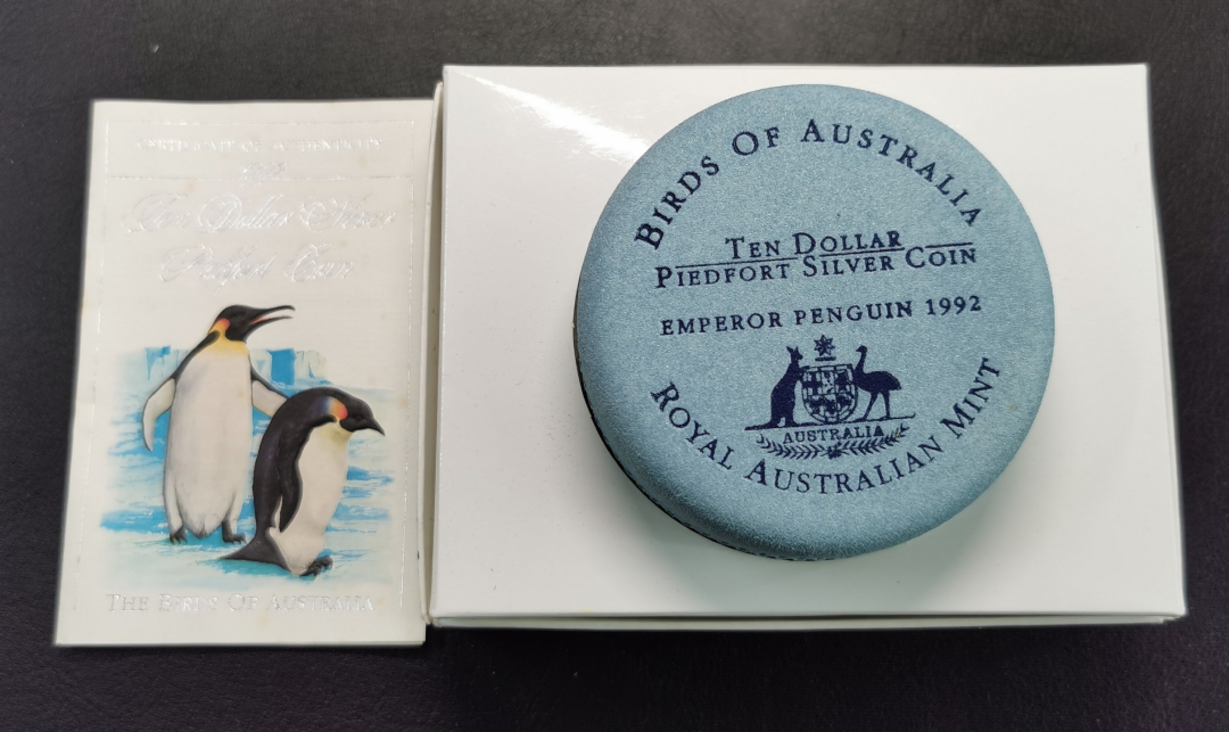 凡希社世界钱币微拍第二百零九期 1992澳洲珍稀动物10元精铸银币原厂盒证