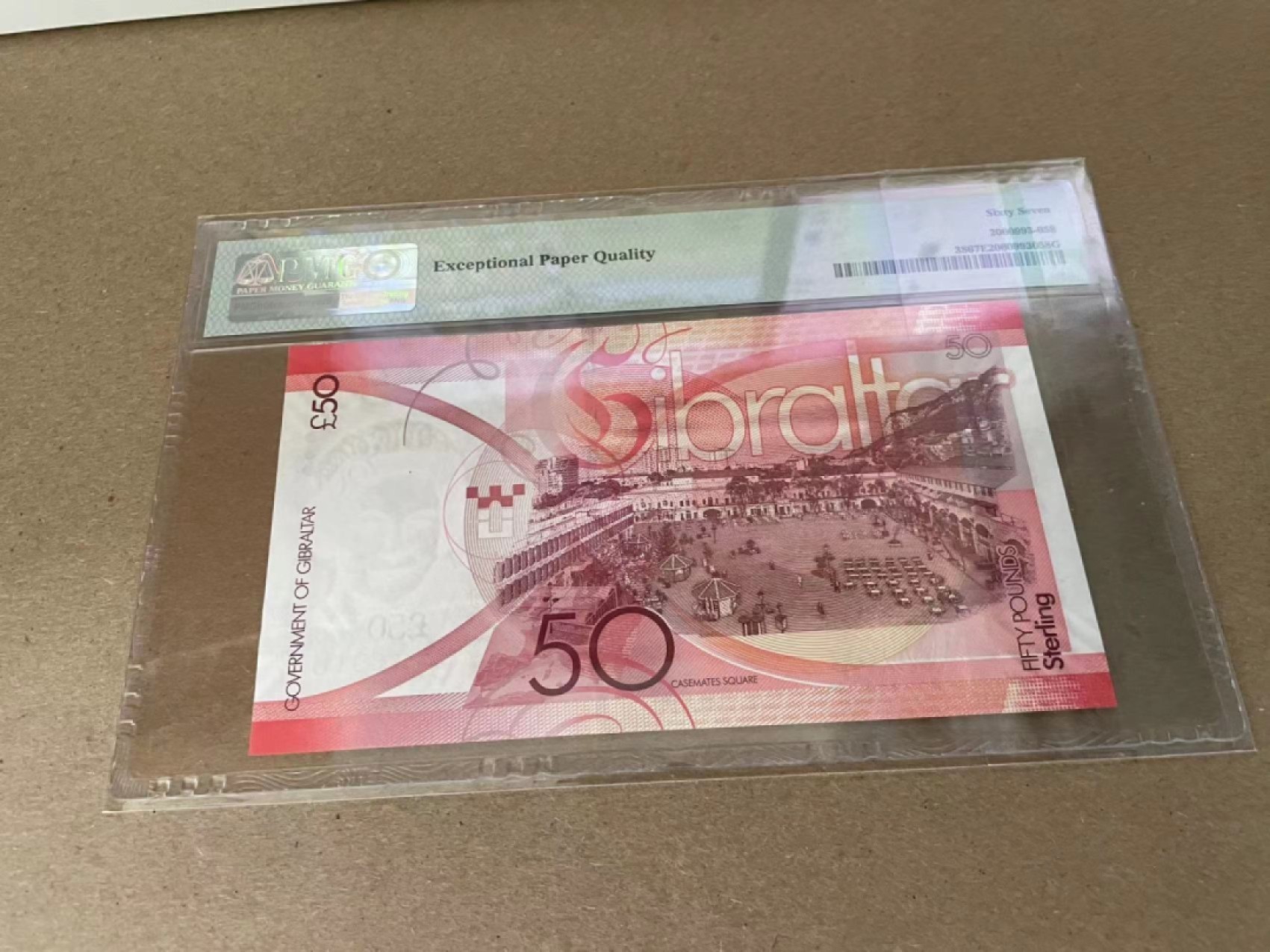 【Blue Auction】✨世界纸币精拍第218期【精】——安彻尔和安娜 【AAA冠】直布罗陀 2010年50镑 PMG67EPQ