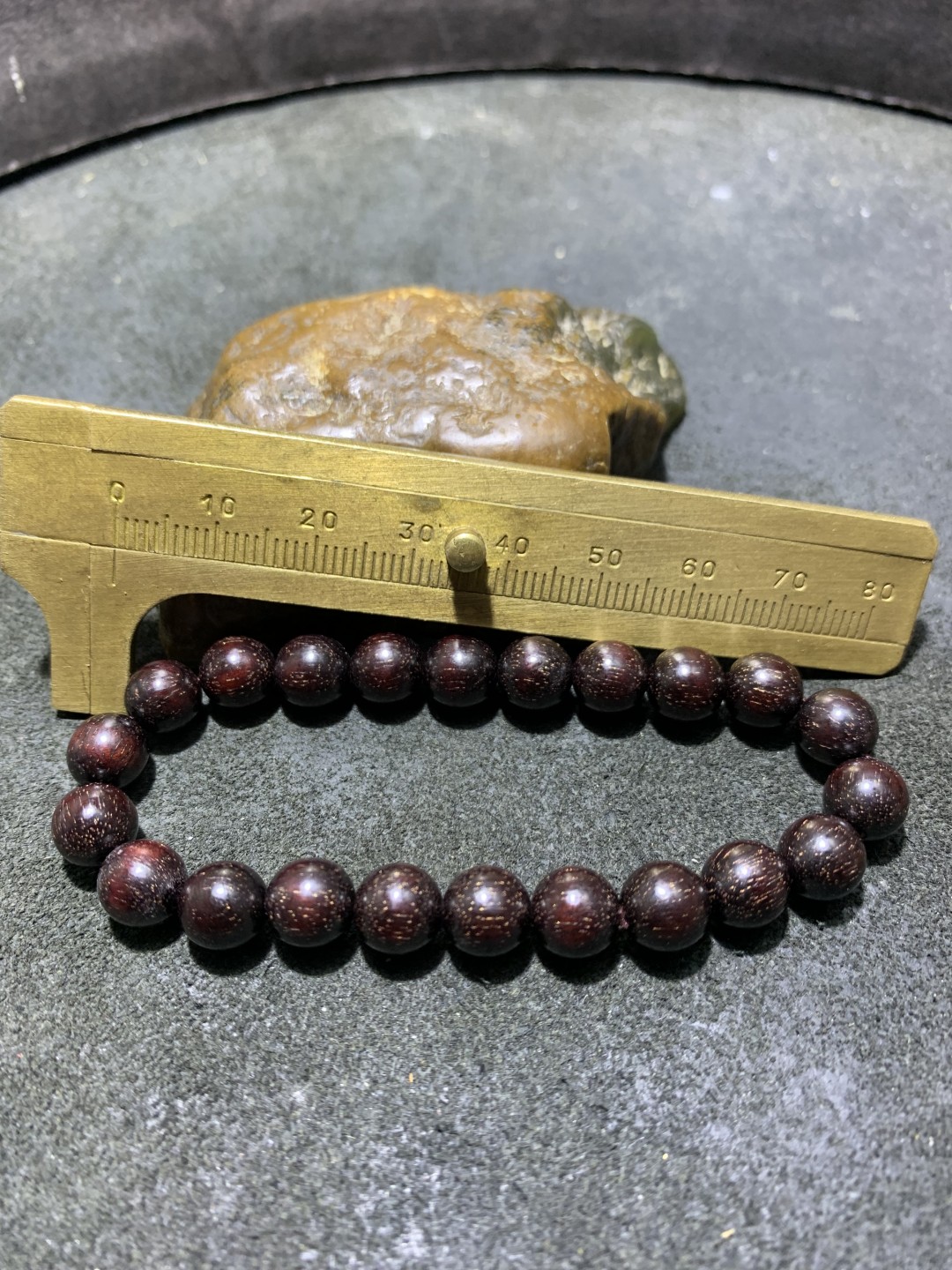 精美金星料小叶紫檀手串一条！