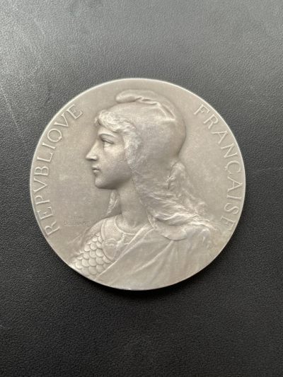 欧洲章牌-拍卖第5场 - （代） L. Deschamps～1914年法国众议院议员银奖章