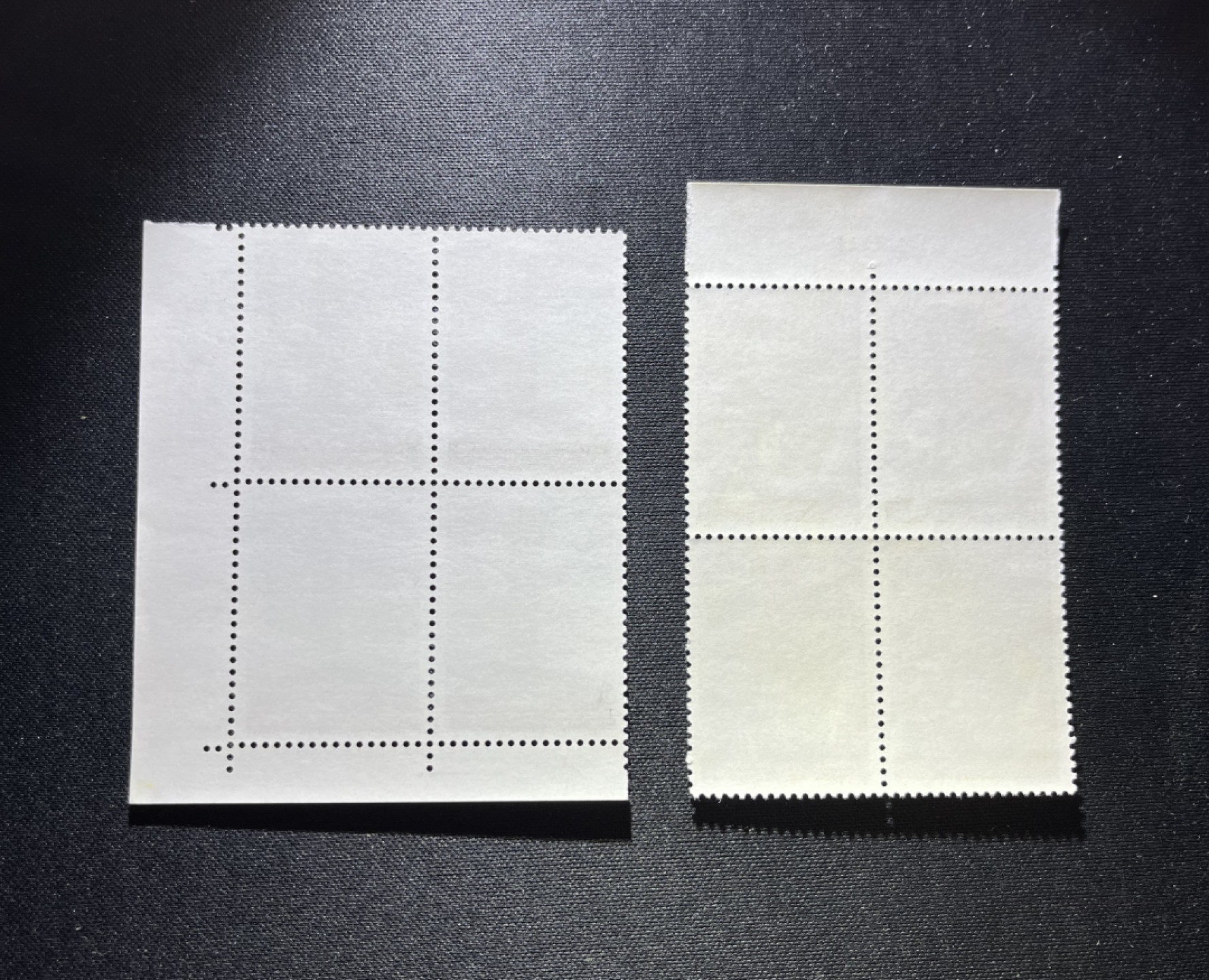 洪涛臻品 精选邮票限时拍卖第十二期 J4 阿尔巴尼亚新全  4方连一组， 1枚双梅花标，1枚数字标，版撕品质，金粉亮，三俗稀缺，梅花标稀缺，值得收藏，全品可评级