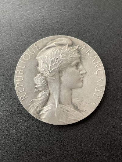 欧洲章牌-拍卖第5场 - （代）F.Vernon～1906年法国众议院议员银奖章