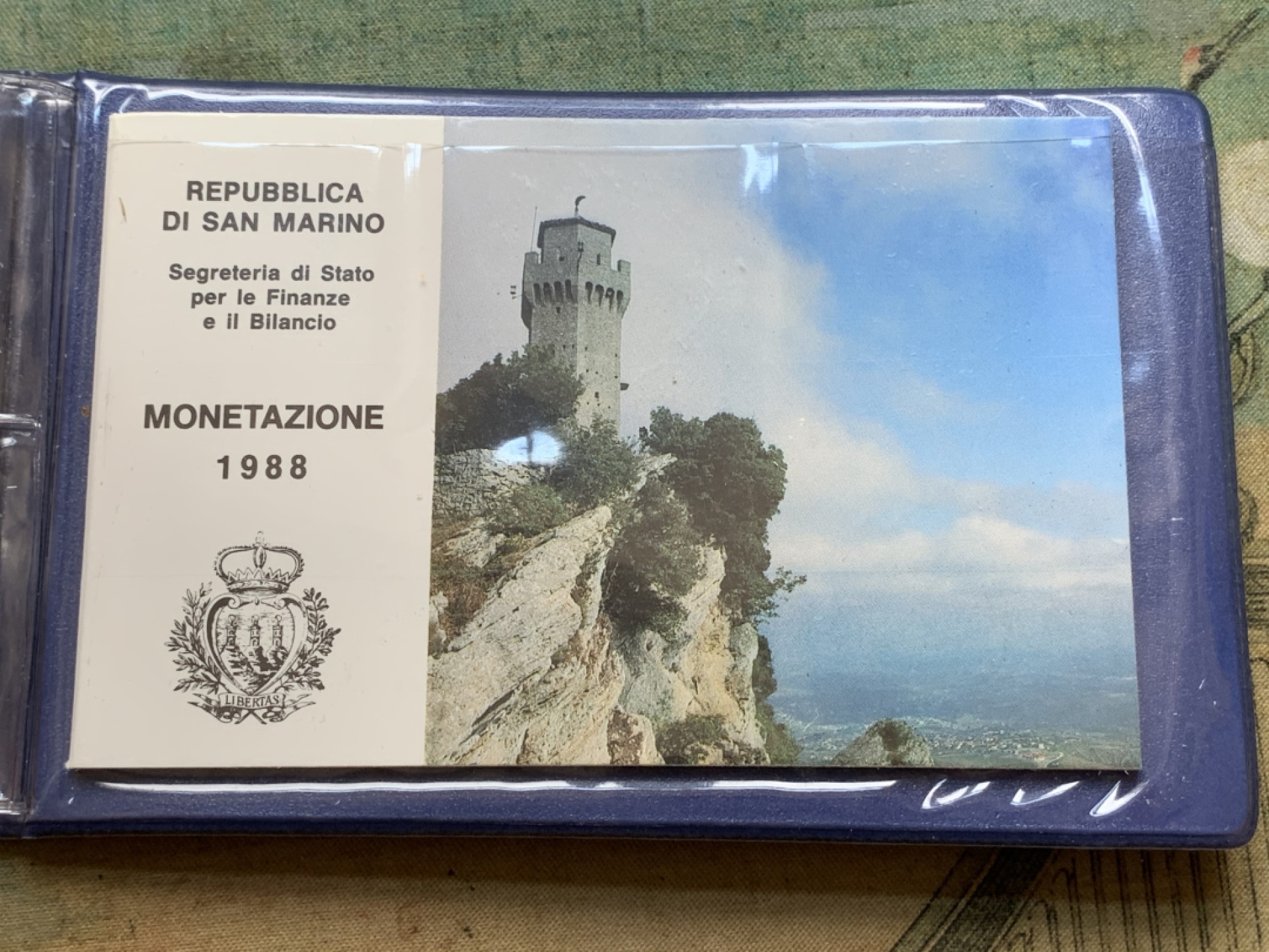 《竞宝斋》第91场-本周日，周一2场连拍（全场不限金额包邮） 圣马力诺1988年 哨塔系列 十枚套 其中最大枚1000里拉是银币