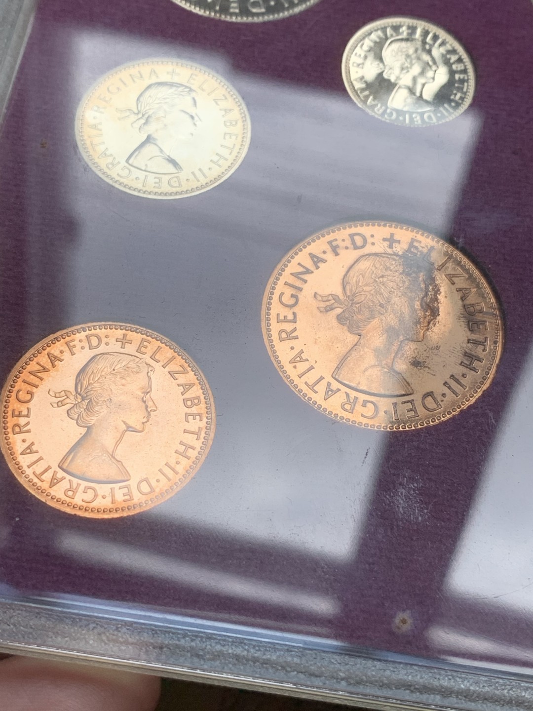 《竞宝斋》第91场-本周日，周一2场连拍（全场不限金额包邮） 英国 1970 精制套装 老币制最后一年  比较有纪念意义 收藏好品