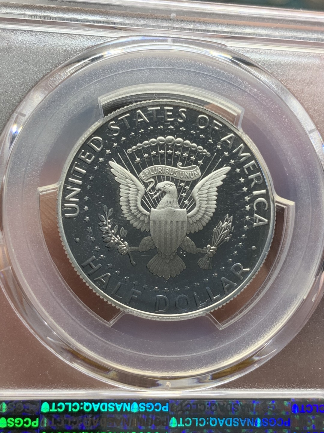 《竞宝斋》第91场-本周日，周一2场连拍（全场不限金额包邮） PCGS-MS69 美国肯尼迪2004精制半美元银币