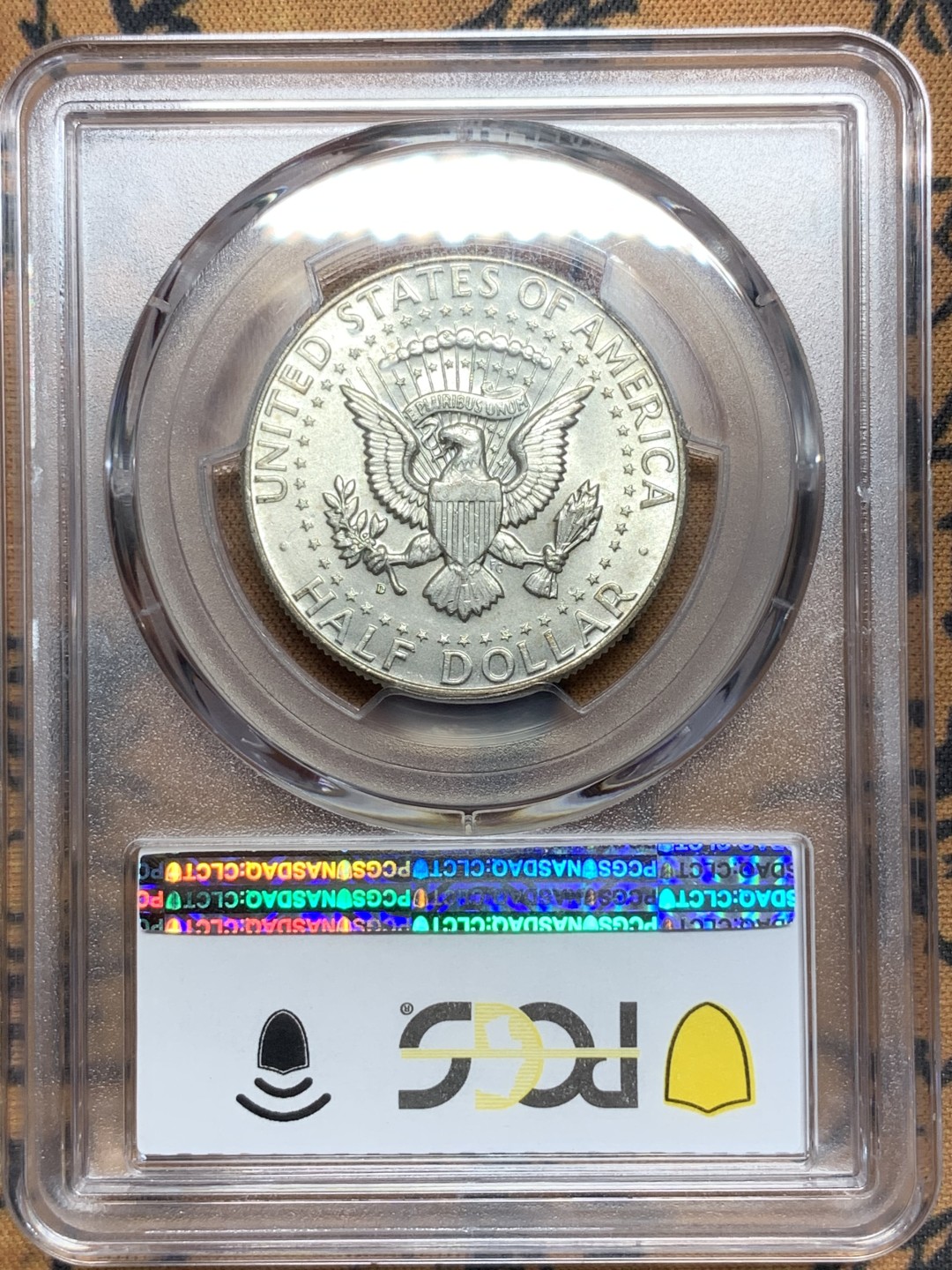 《竞宝斋》第91场-本周日，周一2场连拍（全场不限金额包邮） PCGS-MS65 美国 1964年 肯尼迪 美乐帝 爆头哥 50分 银币 唯一高银版年份